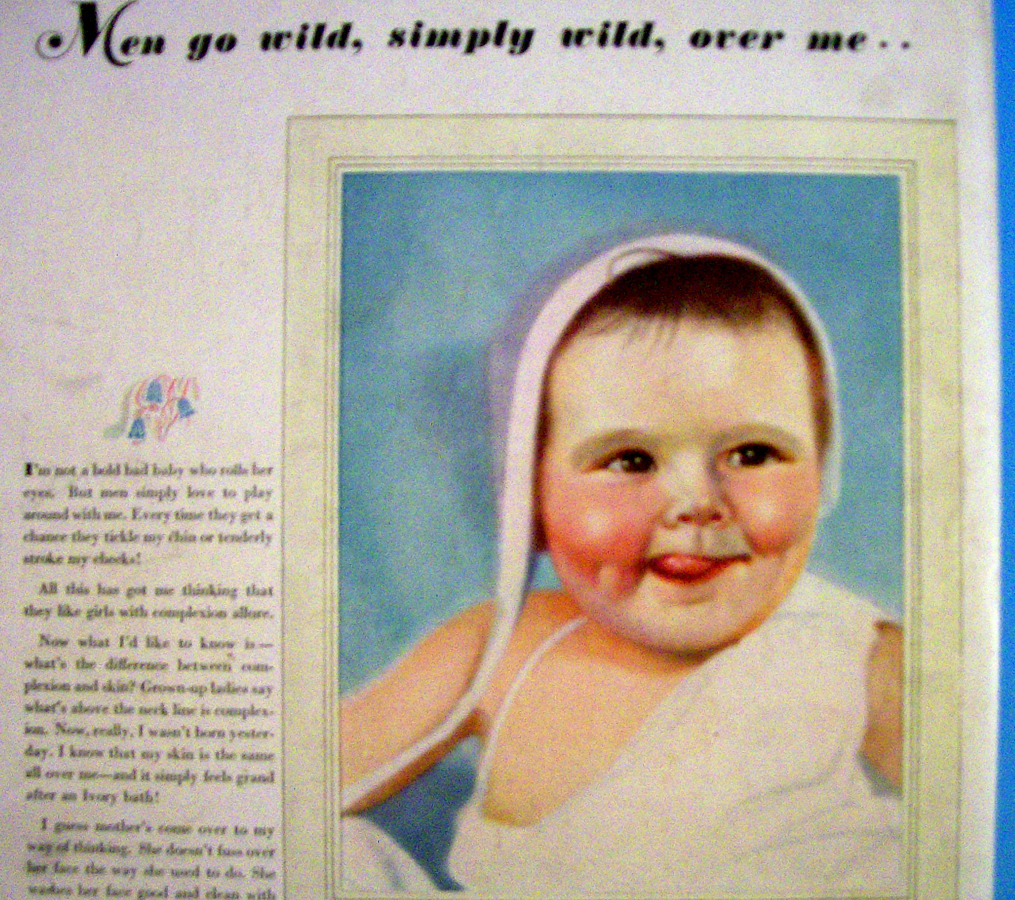 1938 Ivory Soap with Baby Smiling