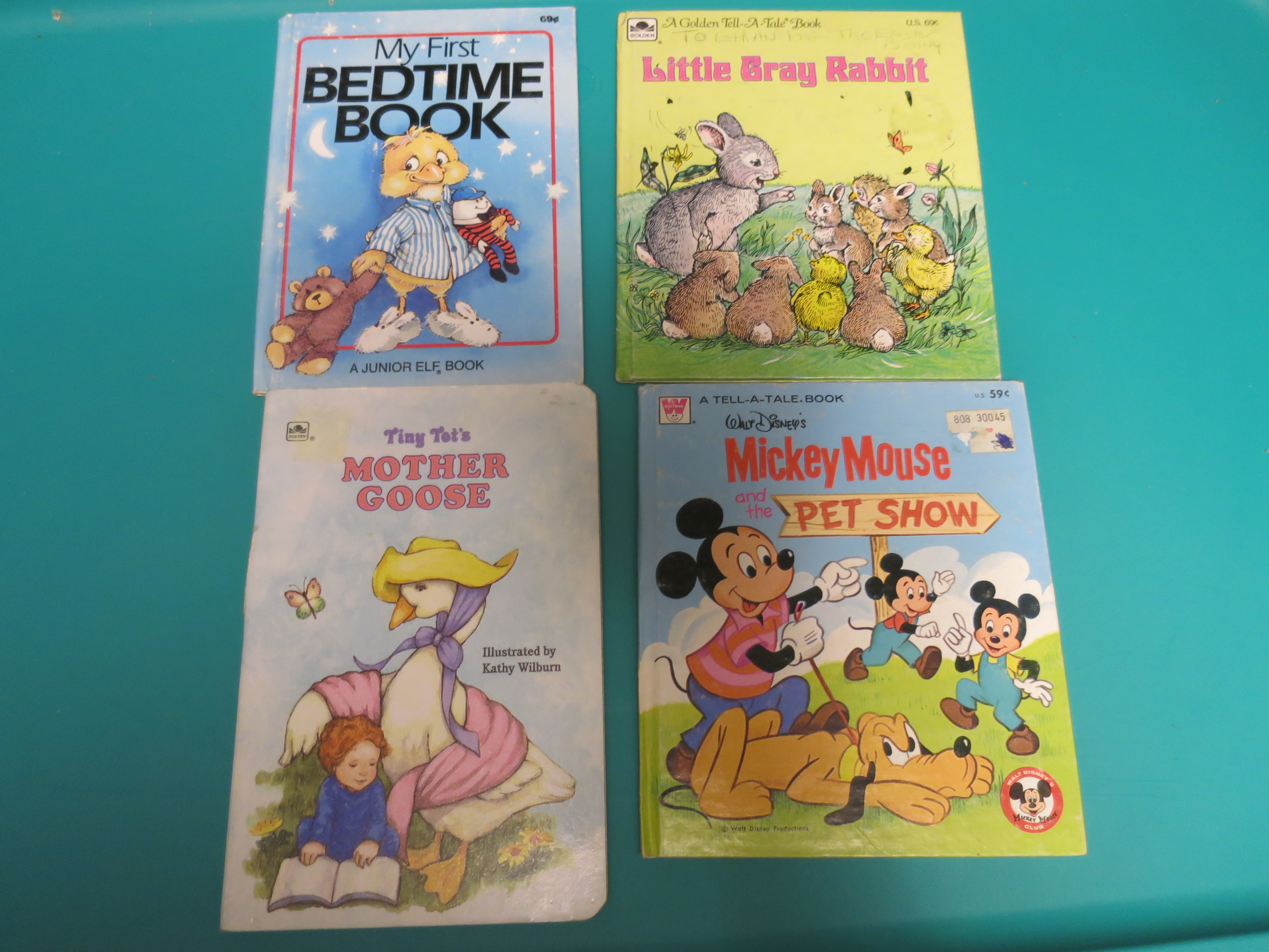 Children's Books, Earlier Lot Of 4