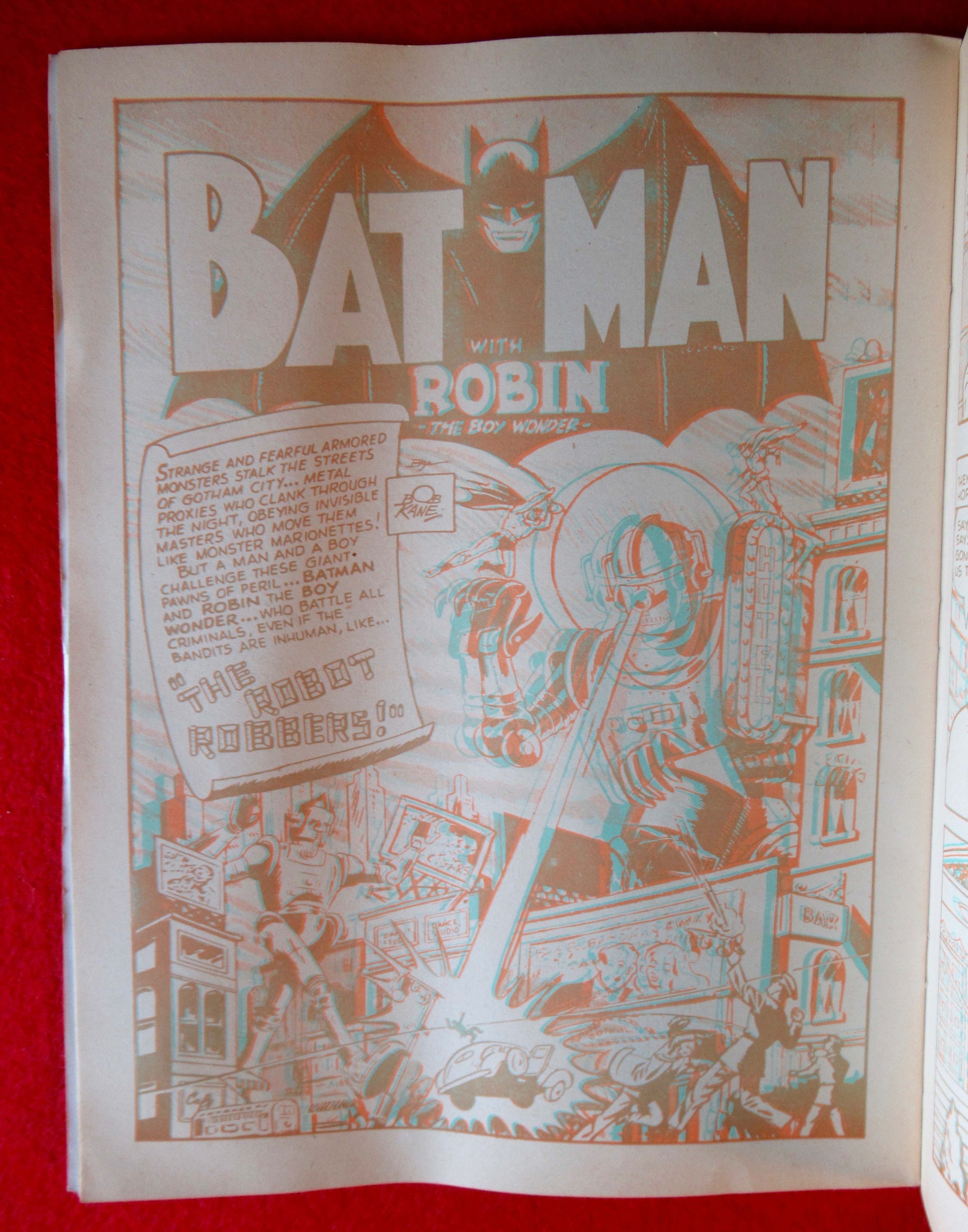 Batman Comics (3-D) 1953 The Fowls Of Fate