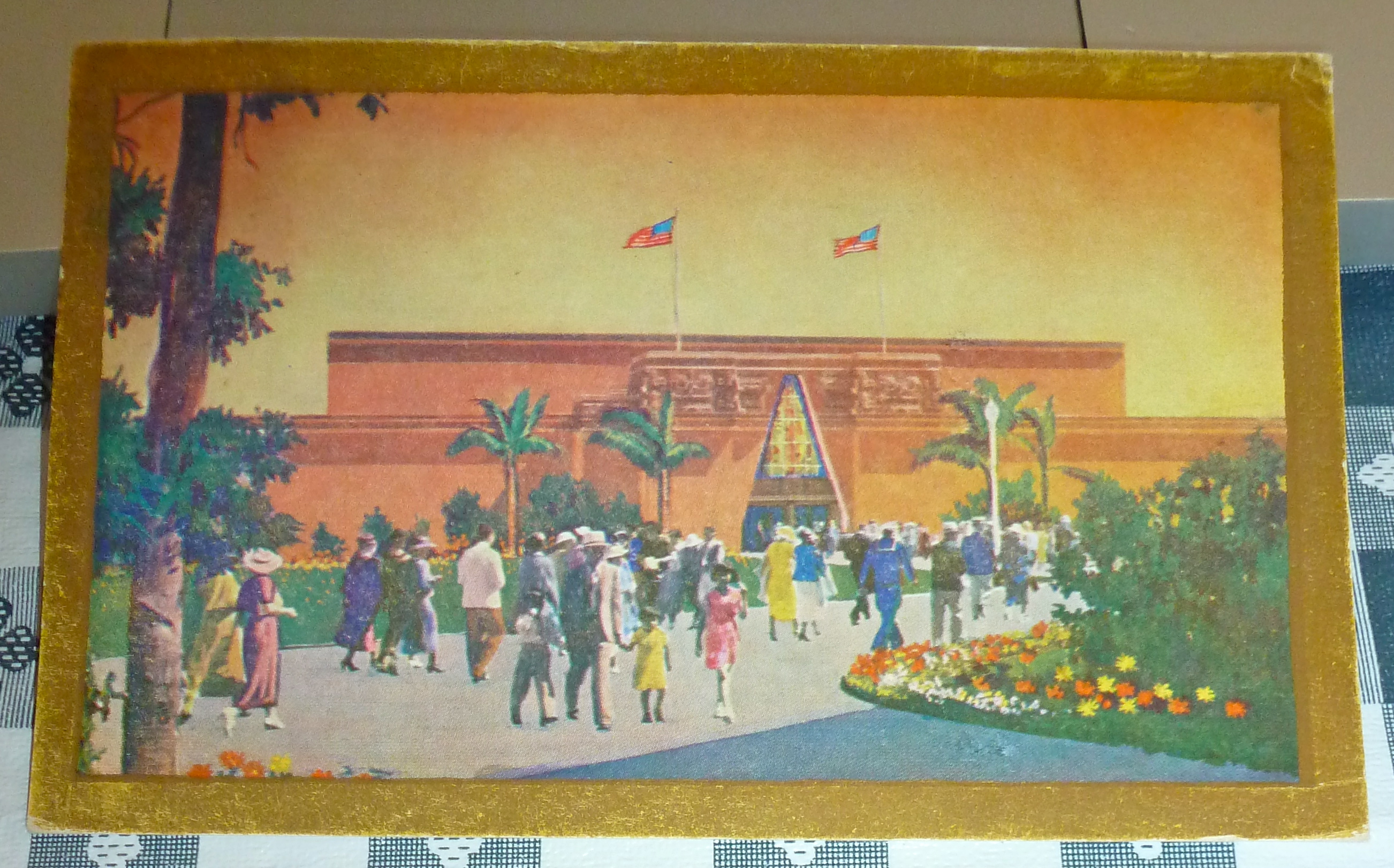 1935 California Pacific Expo Postcard-Federal Building