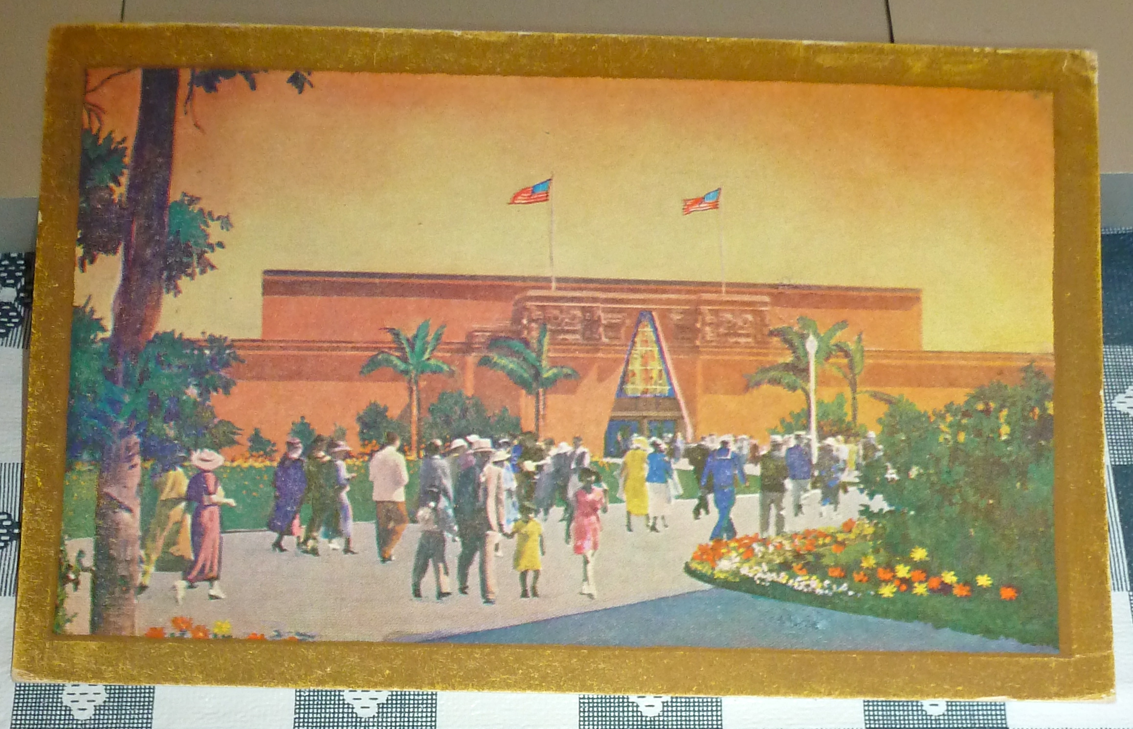 1935 California Pacific Expo Postcard-Federal Building