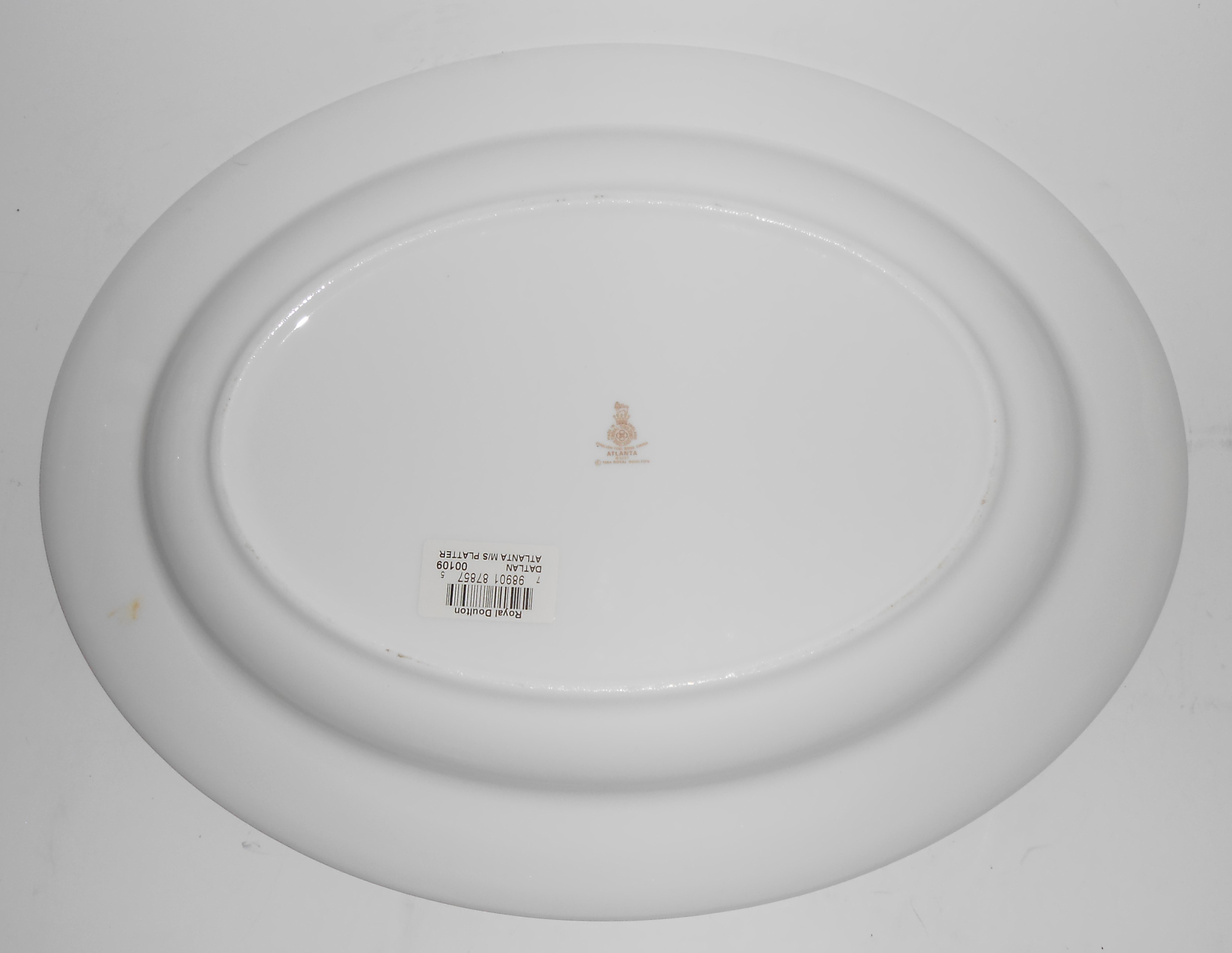 Royal Doulton Fine China Platinum Band Atlanta 13-5/8''