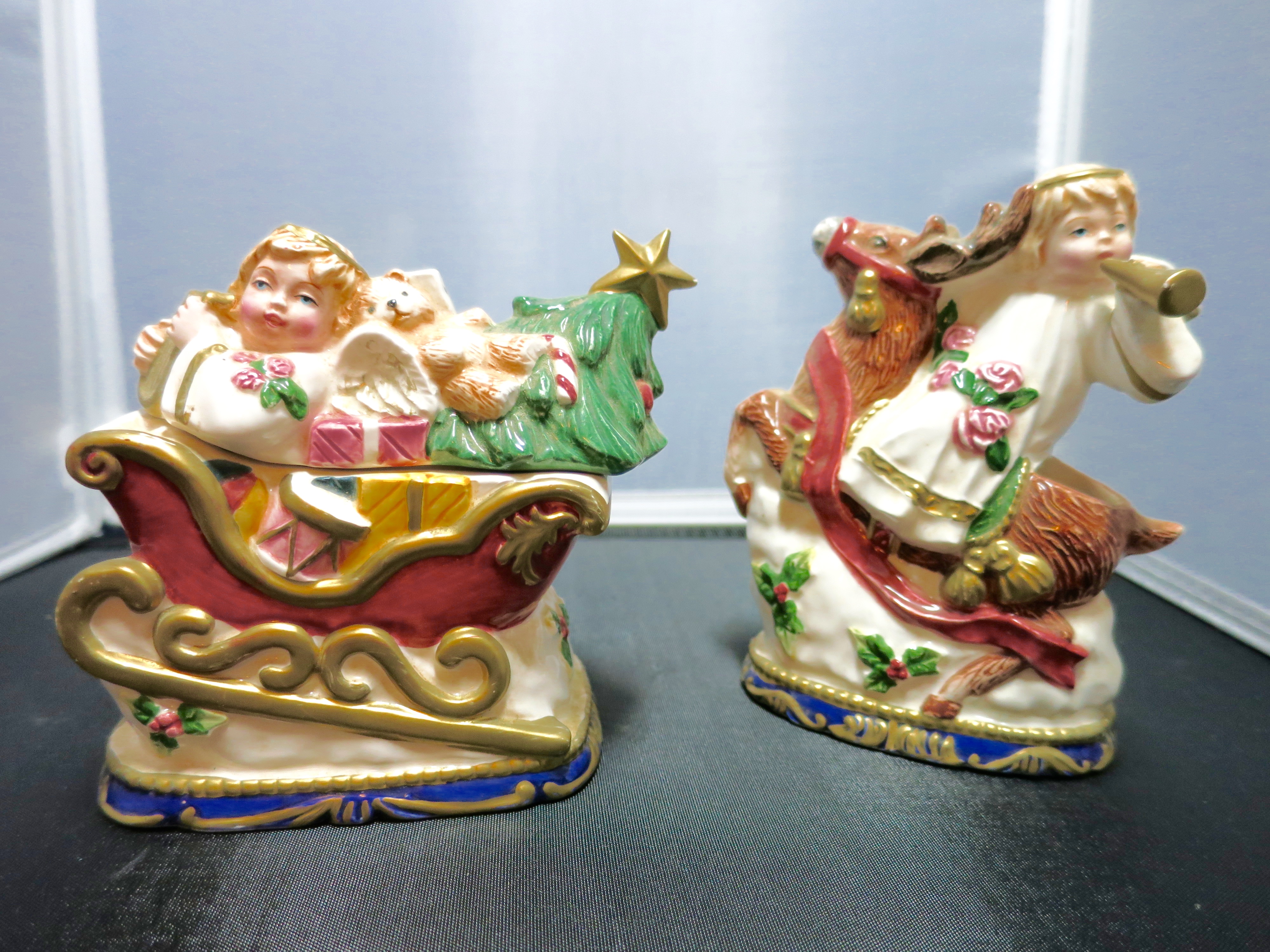Fitz and Floyd Creamer and Sugar Angel
