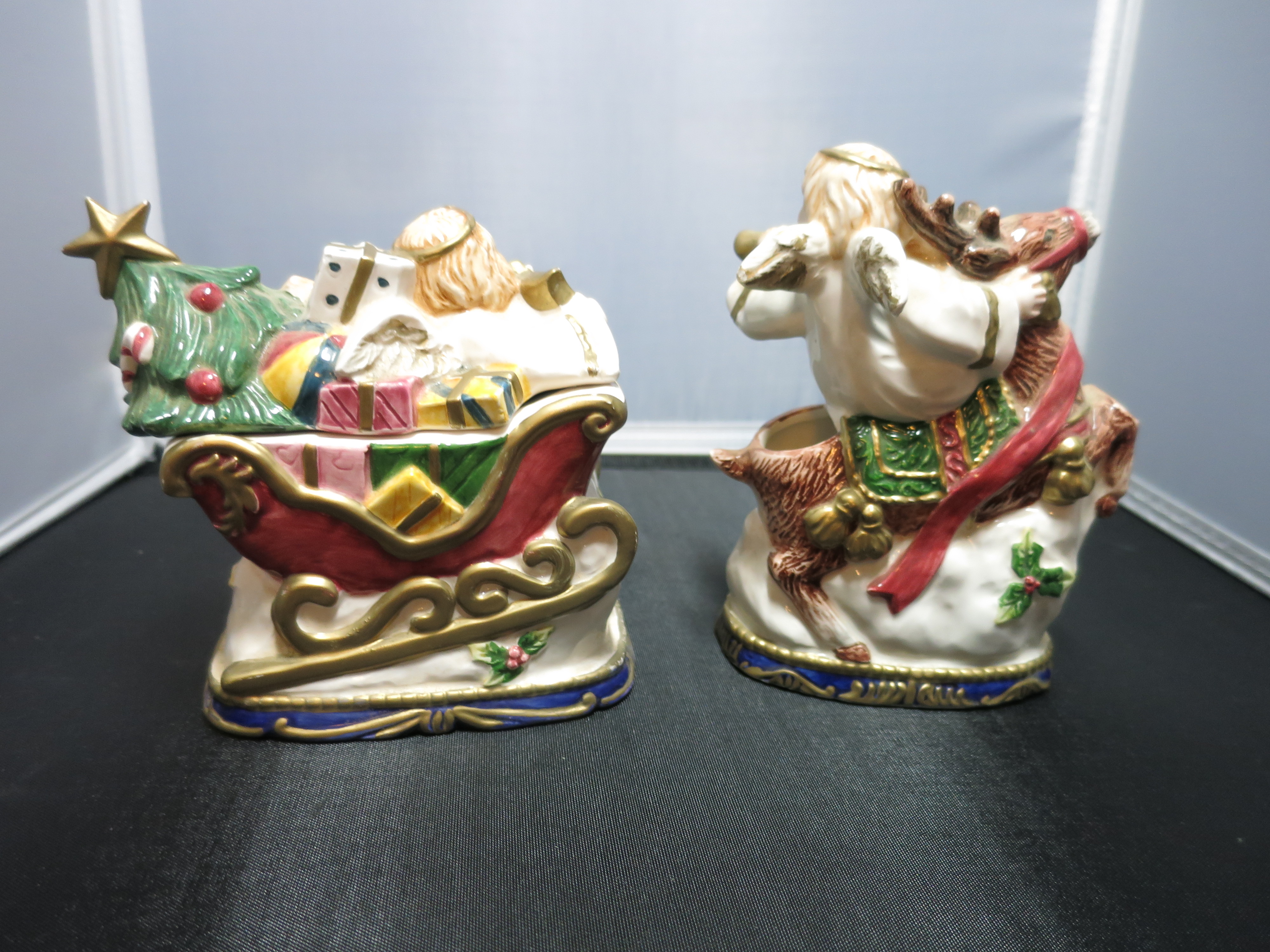 Fitz and Floyd Creamer and Sugar Angel