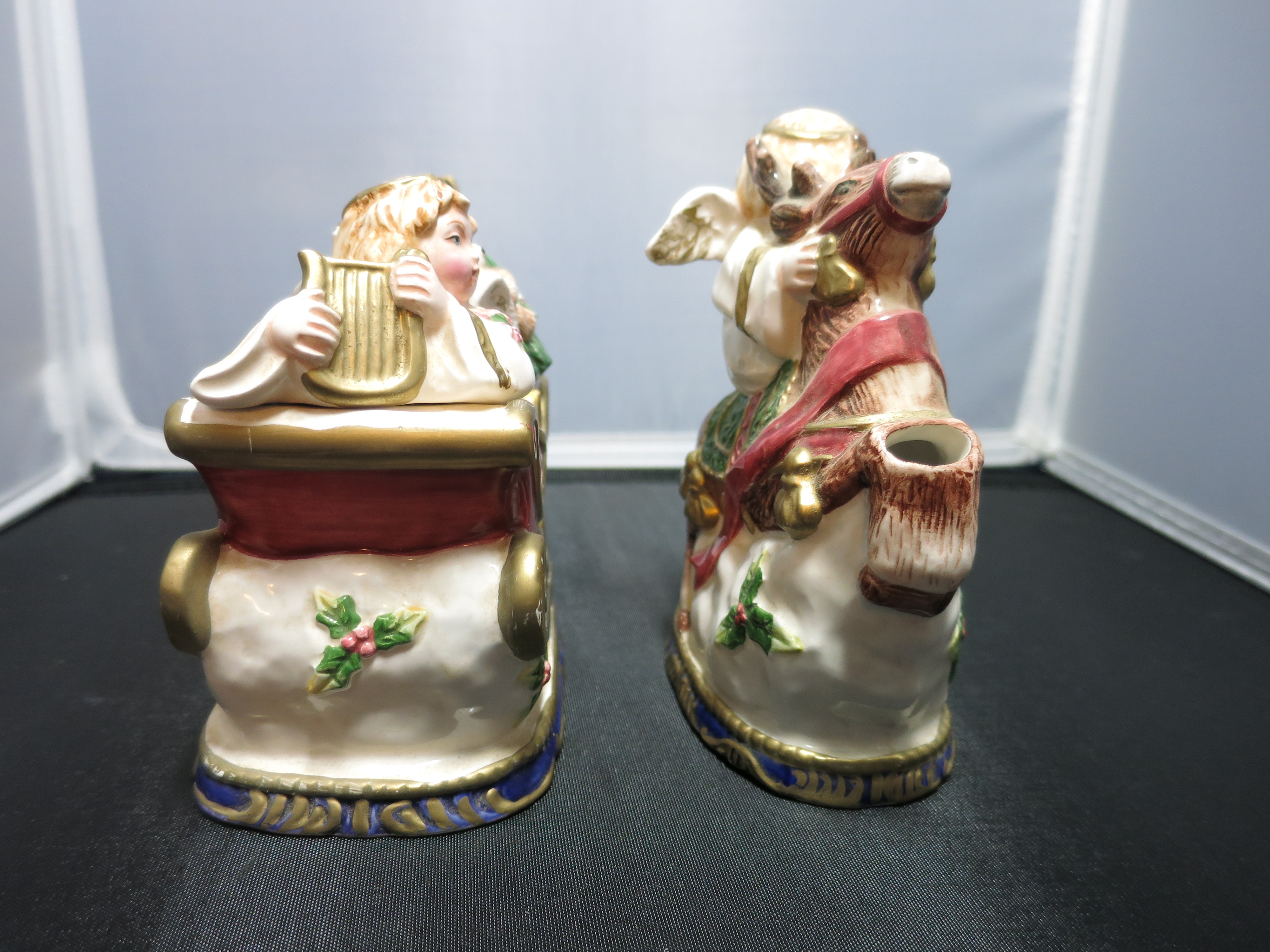 Fitz and Floyd Creamer and Sugar Angel