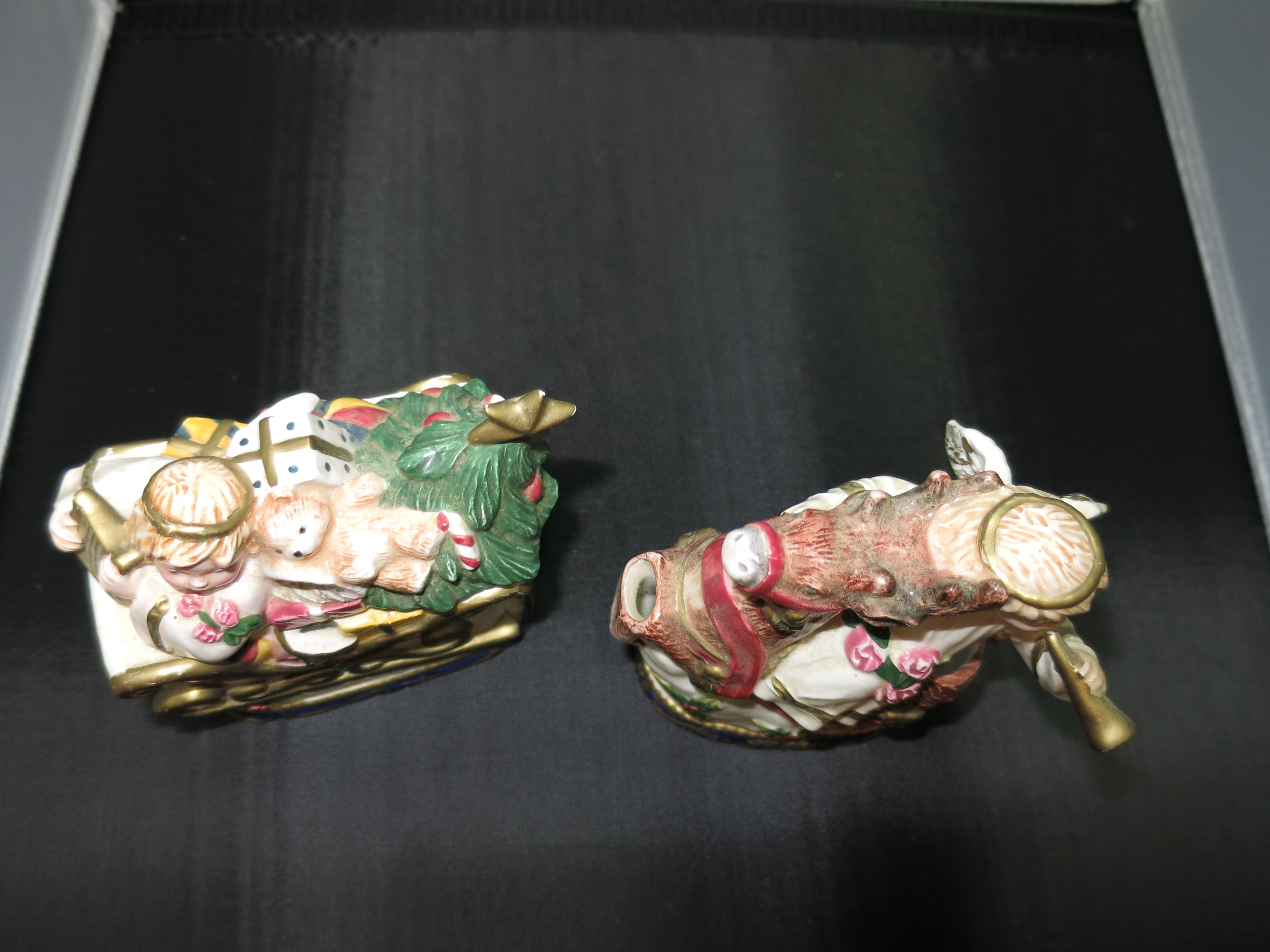 Fitz and Floyd Creamer and Sugar Angel