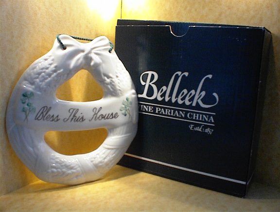 Belleek Porcelain Bless This House