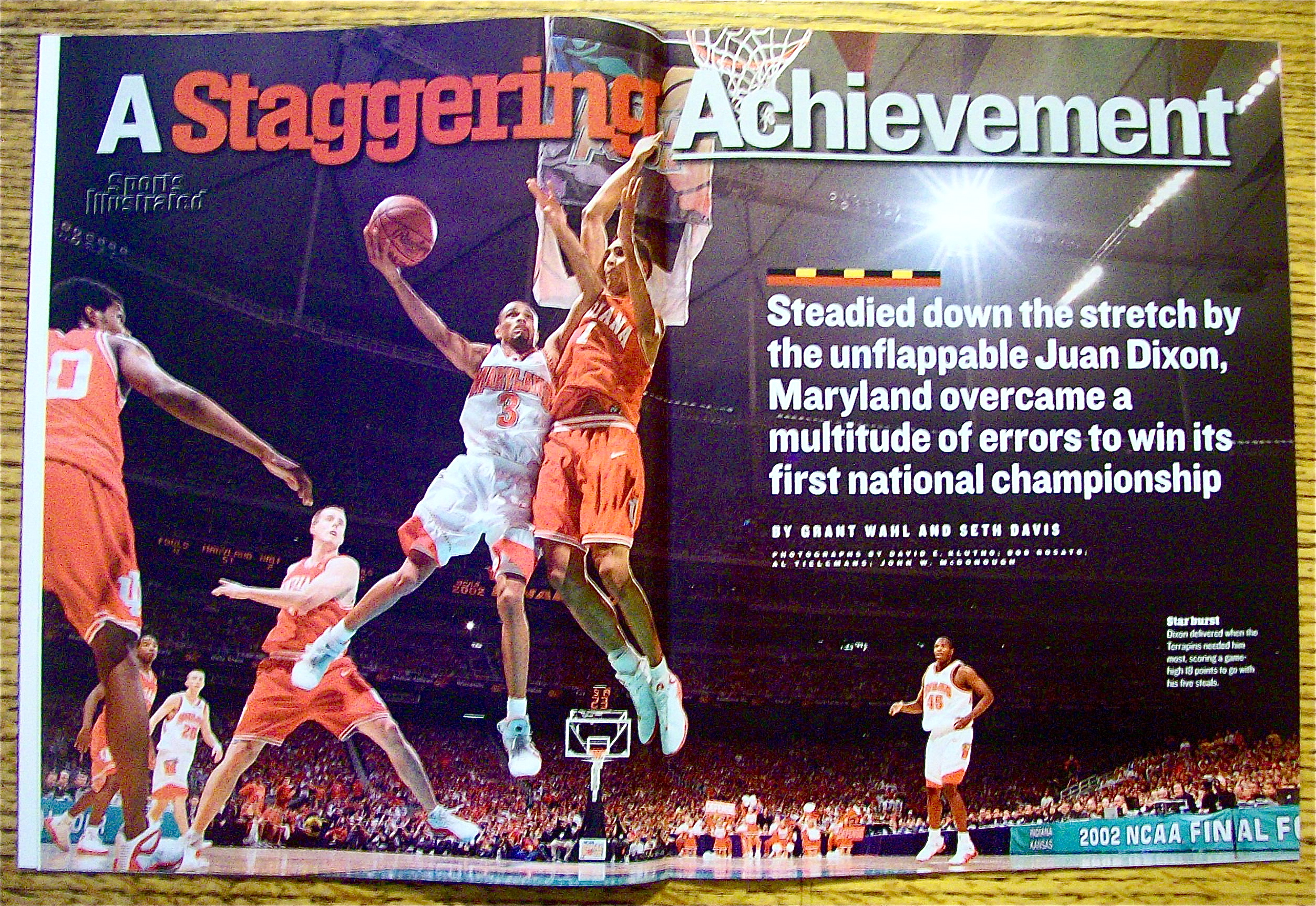 Sports Illustrated Magazine April 8, 2002 Maryland
