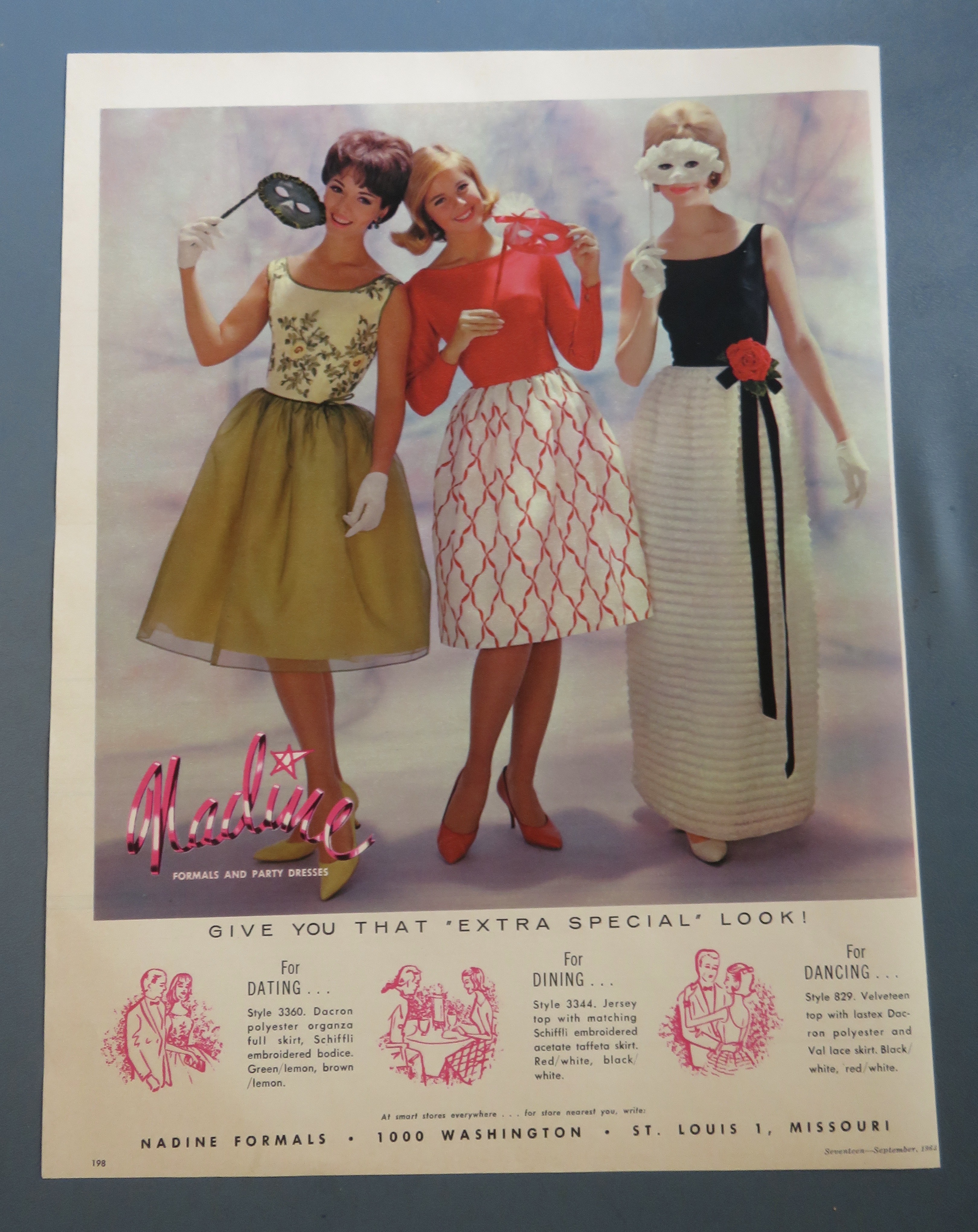 1963 Nadine Formals & Party Dresses with Women