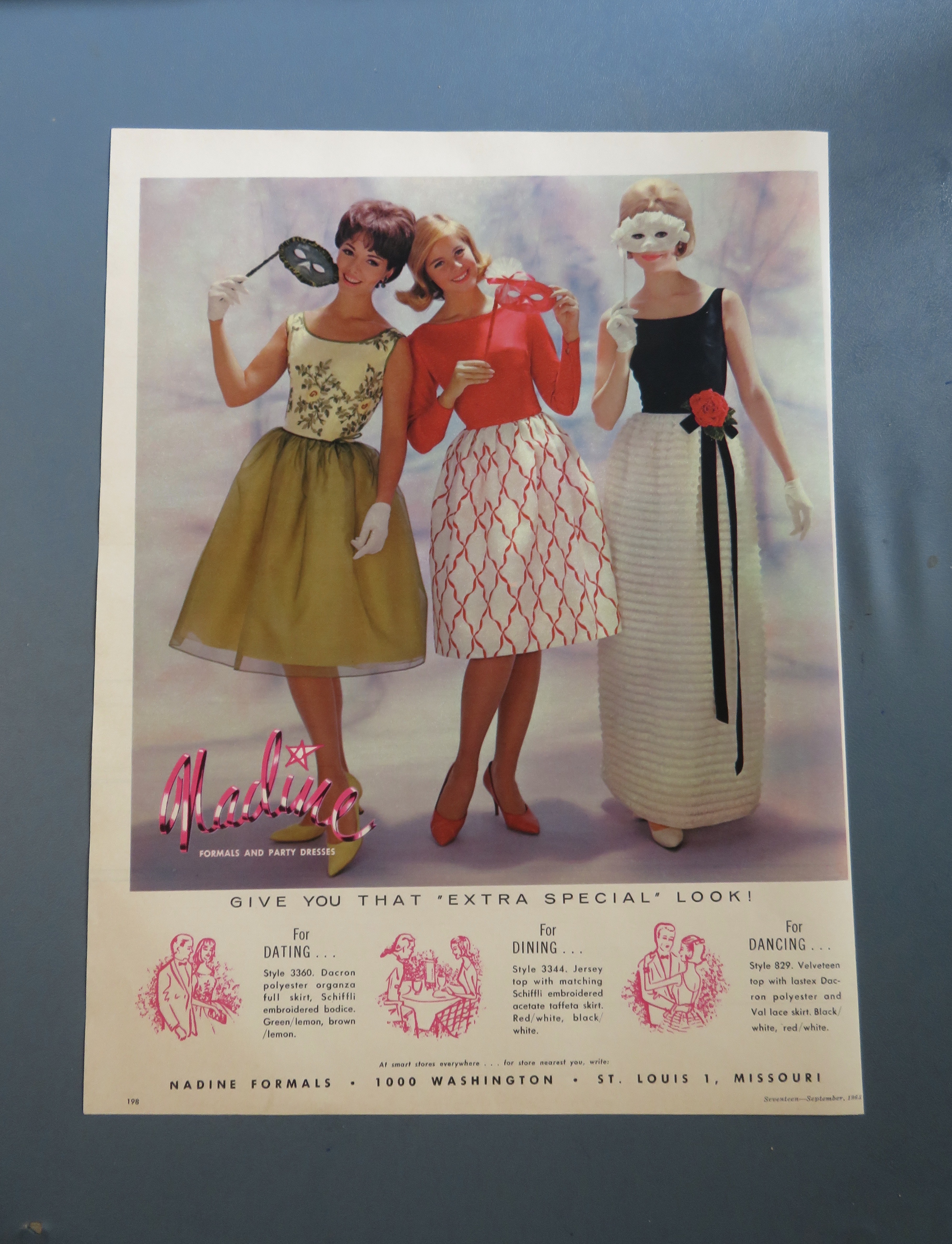 1963 Nadine Formals & Party Dresses with Women