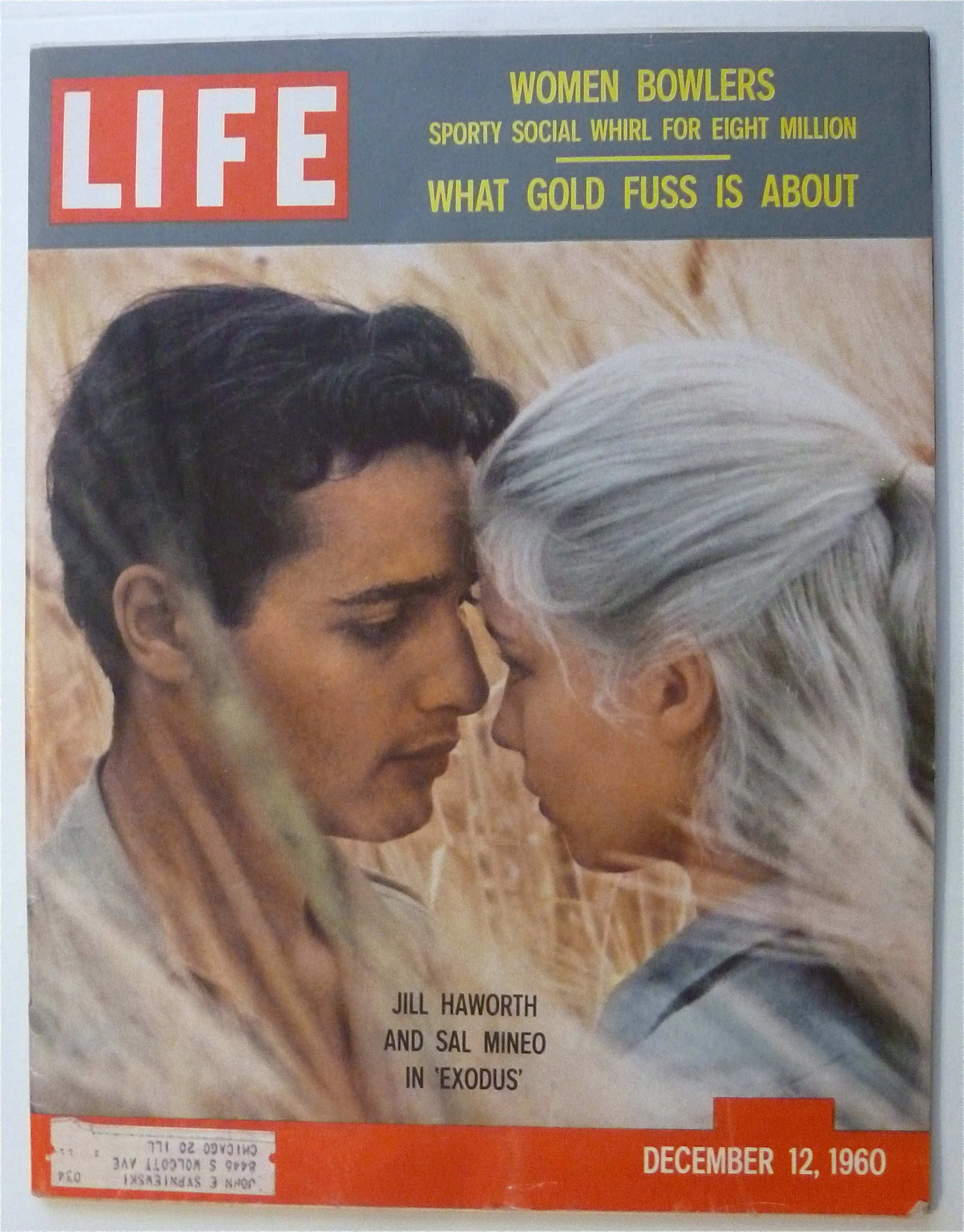 Life Magazine-December 12, 1960-Jill Haworth/Sal Mineo