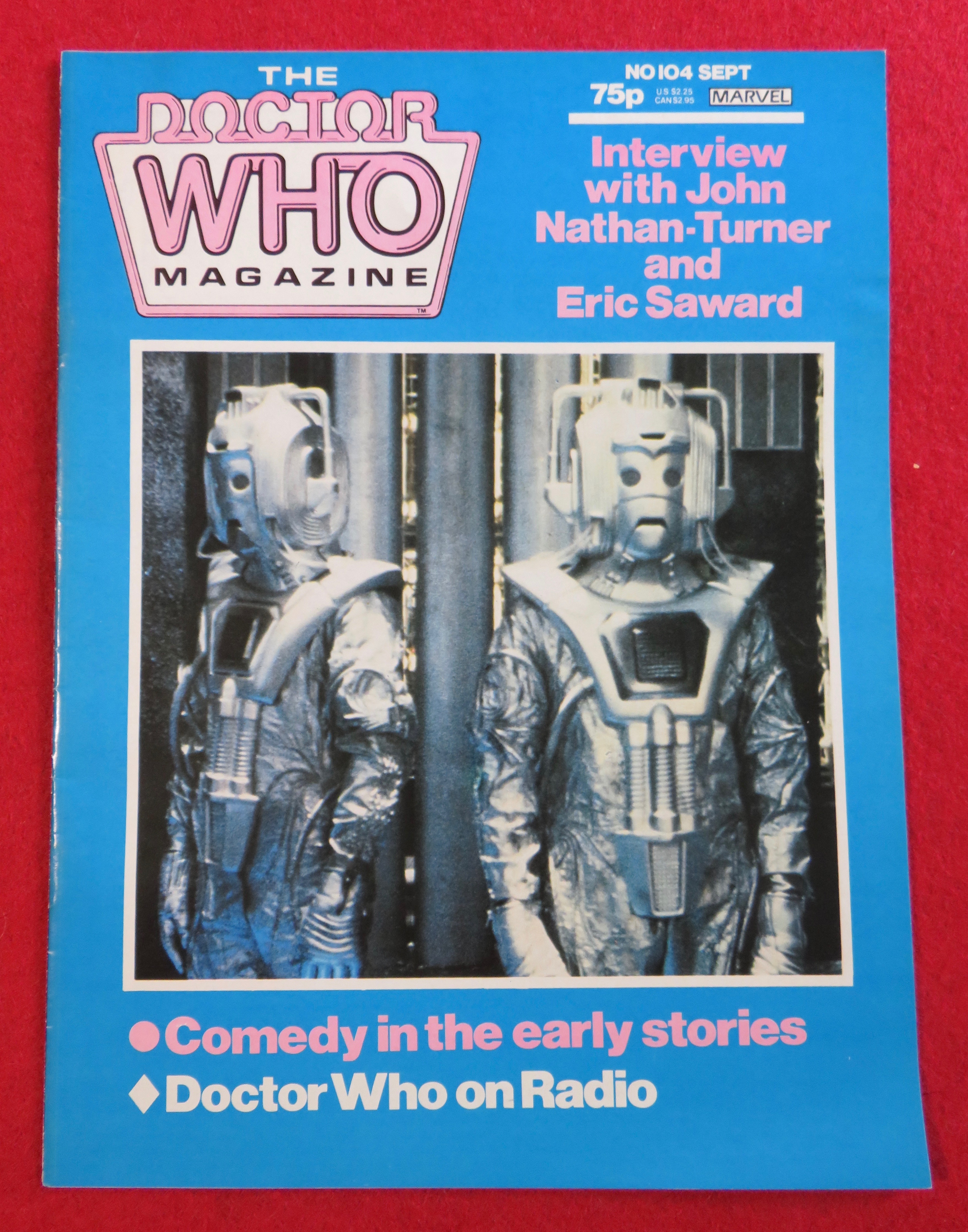 Doctor (Dr) Who Magazine September 1985 Turner/Saward