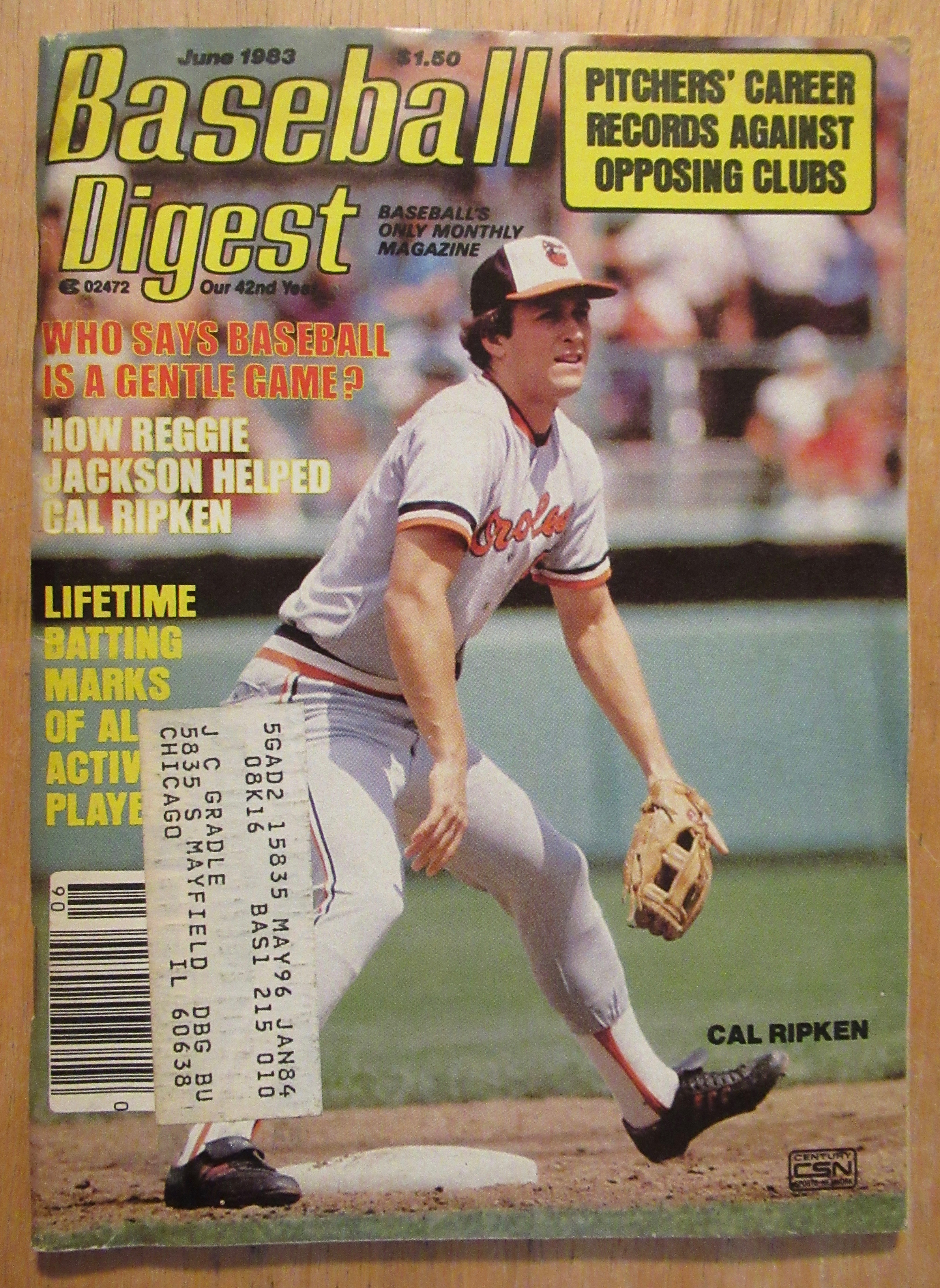 Baseball Digest Magazine June 1983 Cal Ripken