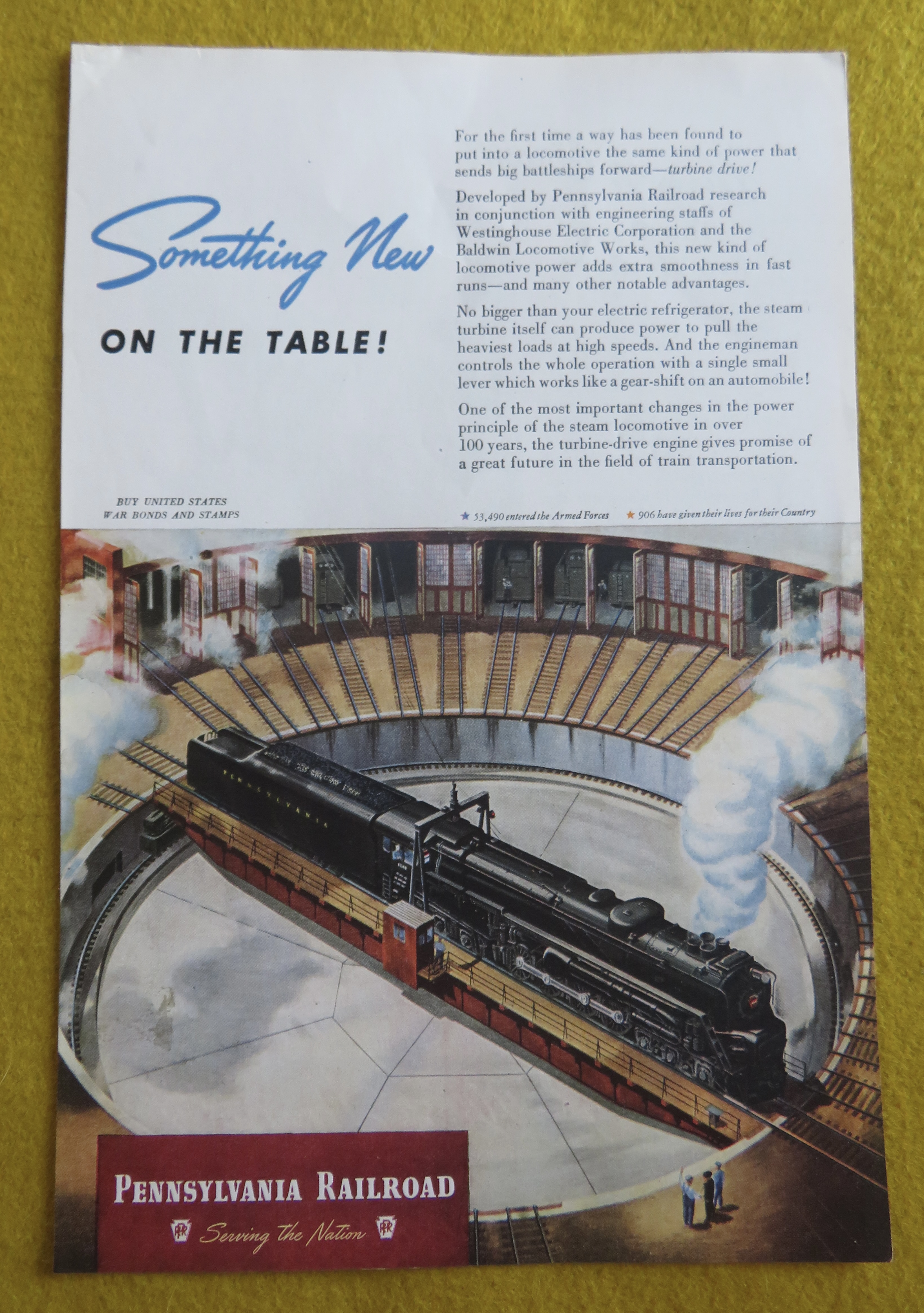 1945 Pennsylvania Railroad with Turbine Drive