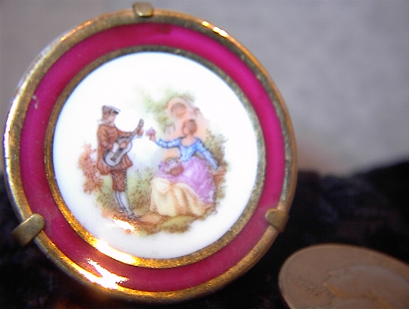 Small Shadowbox miniature French Limoge  Plate