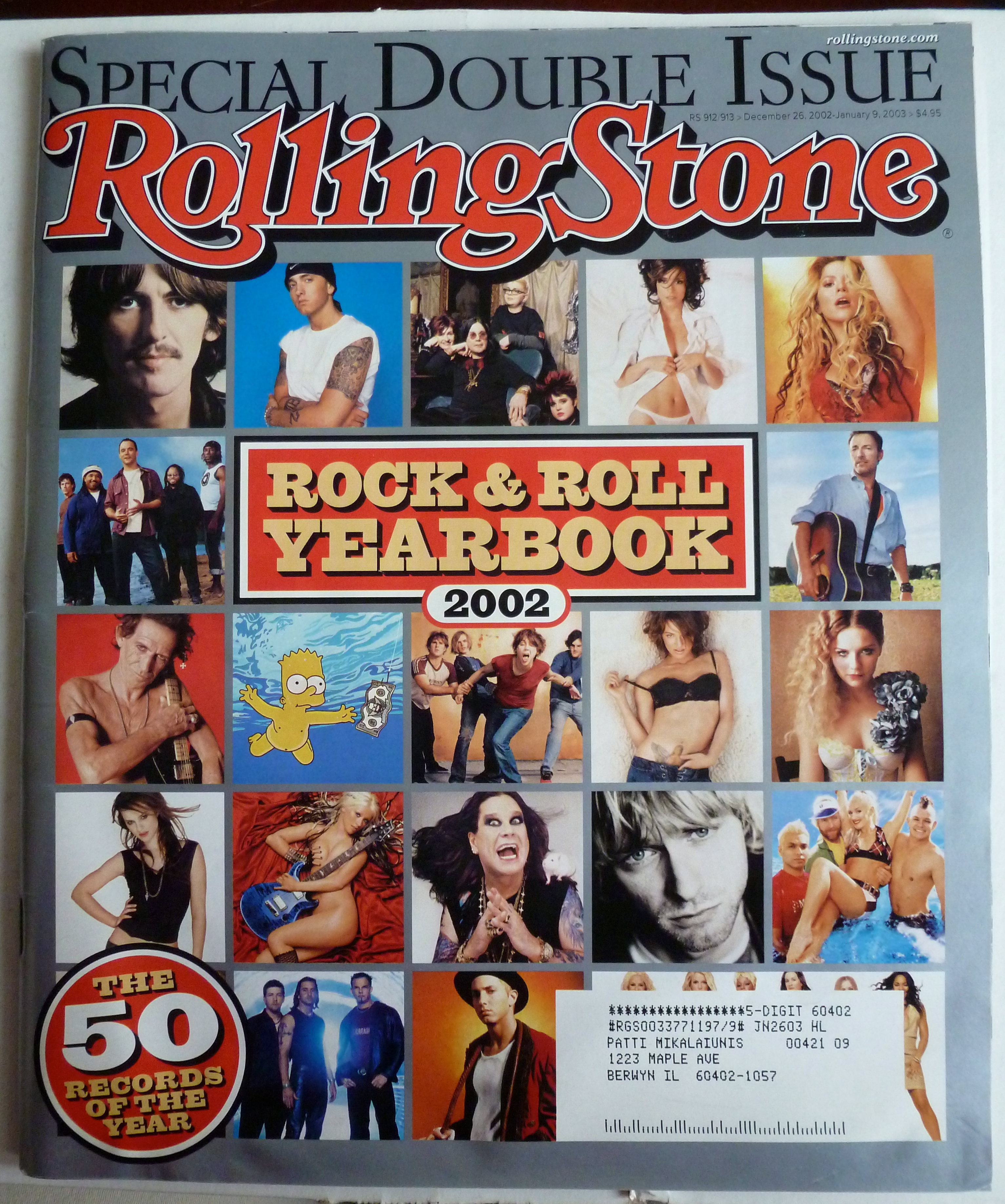Rolling Stone December 26, 2002-January 9, 2003