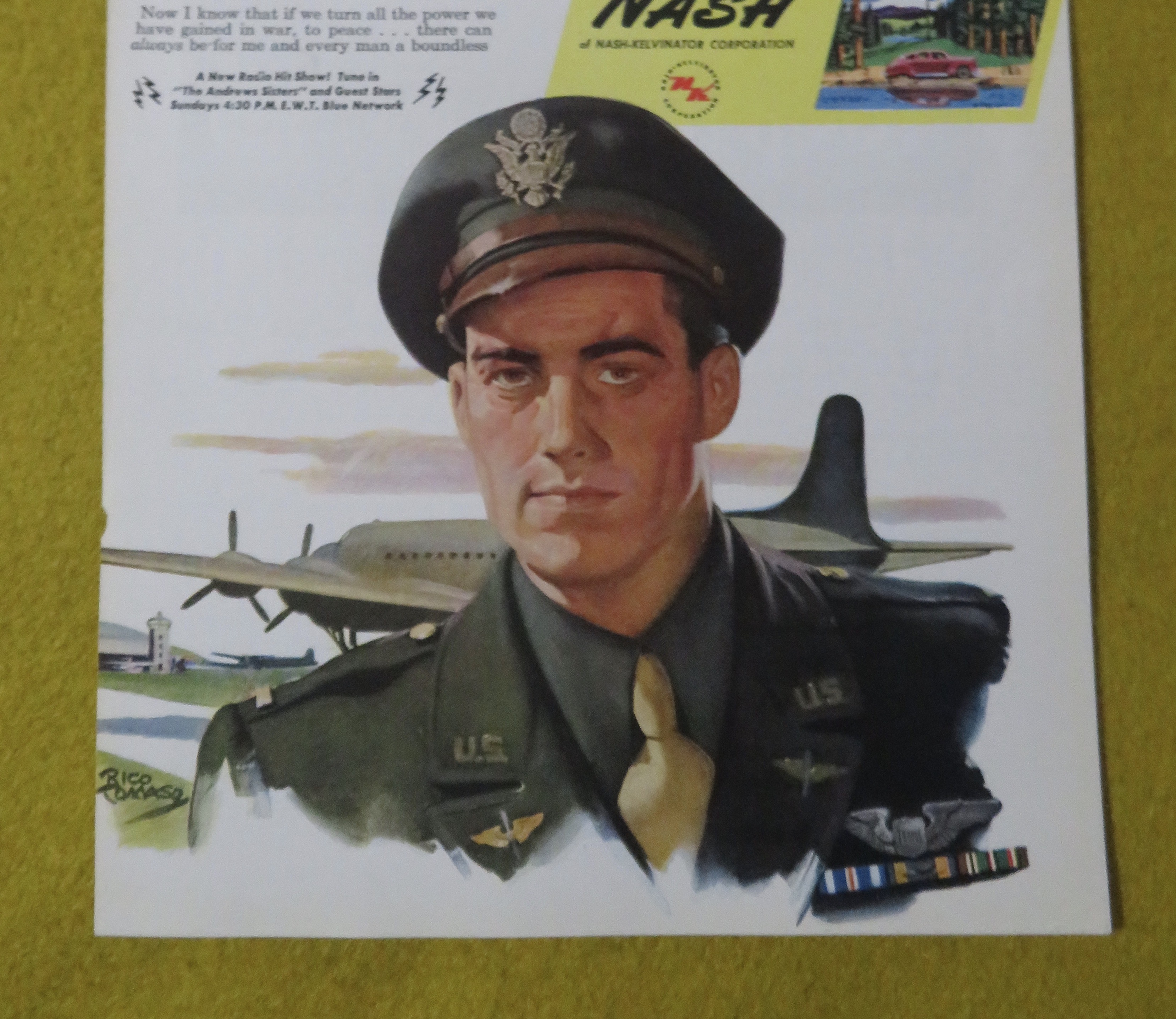 1945 Nash/Kelvinator with Military Soldier
