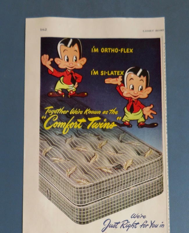 1951 Slumberon Mattress with the Comfort Twins