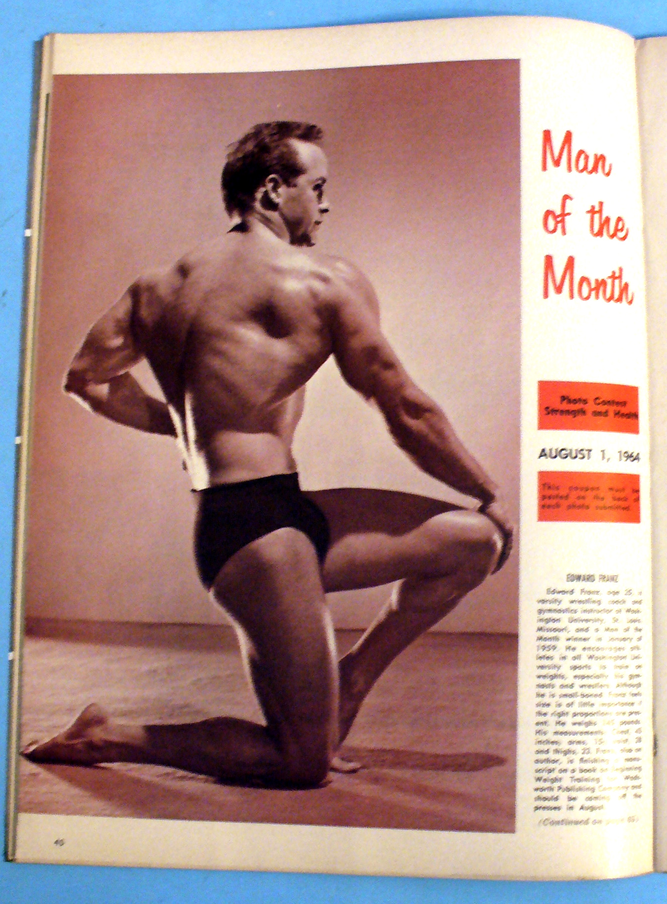 Strength & Health Magazine, July 1964 - Nick Adams