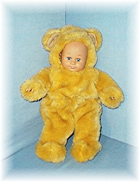 15 Inch Blonde Fur Anne Geddes Doll