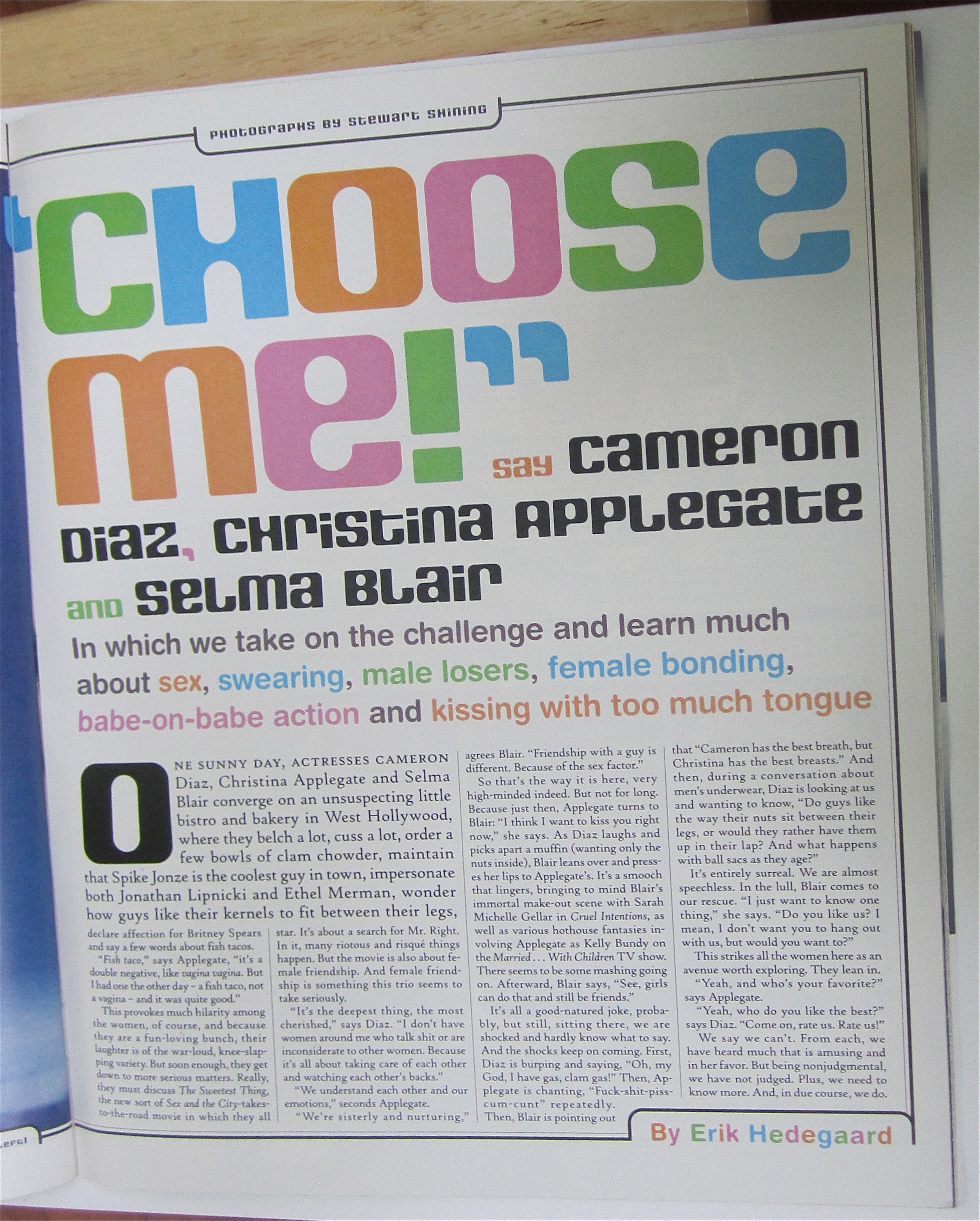 Rolling Stone Magazine April 25, 2002 Cameron/Christina