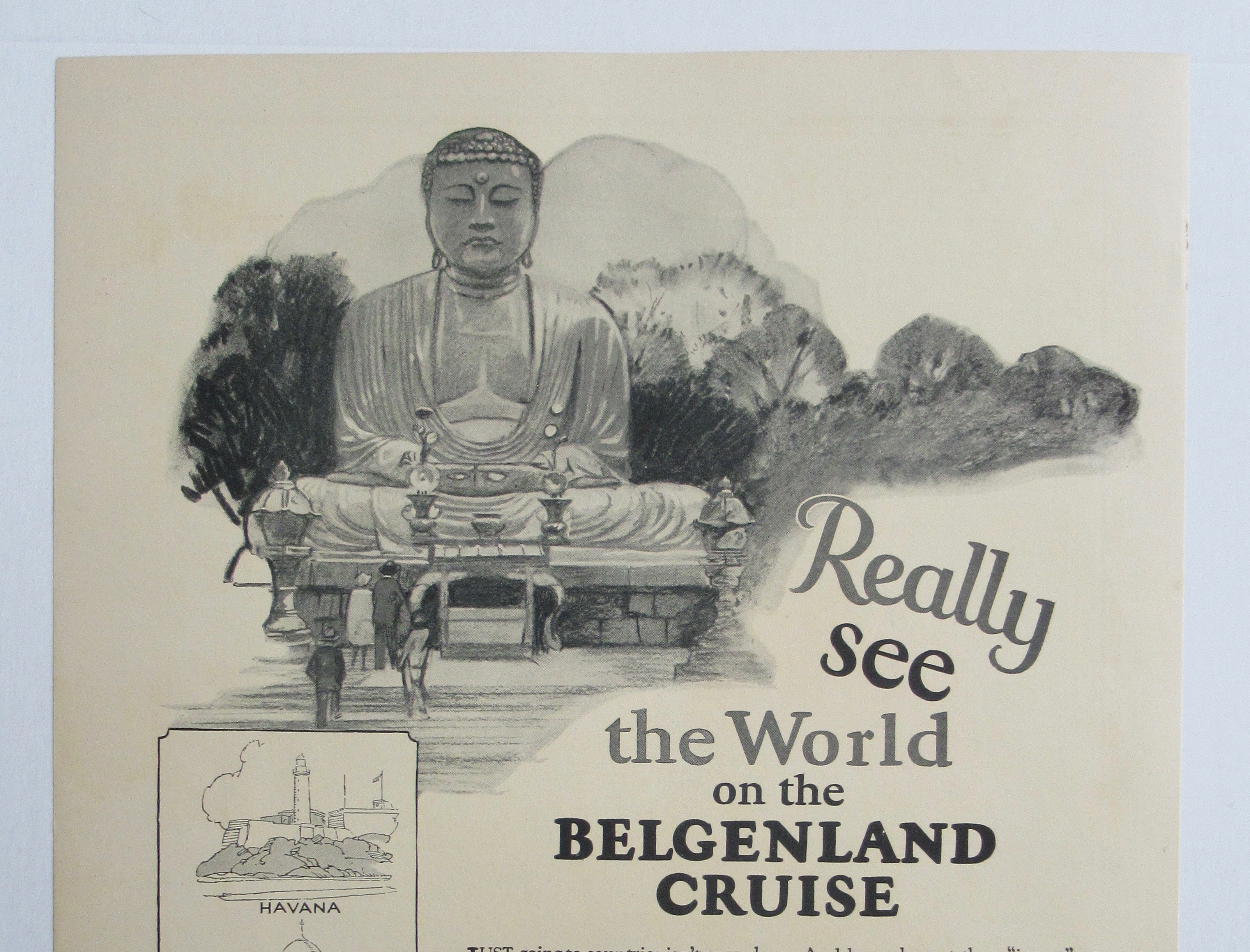 1926 Red Star Line with the Belgenland Cruise