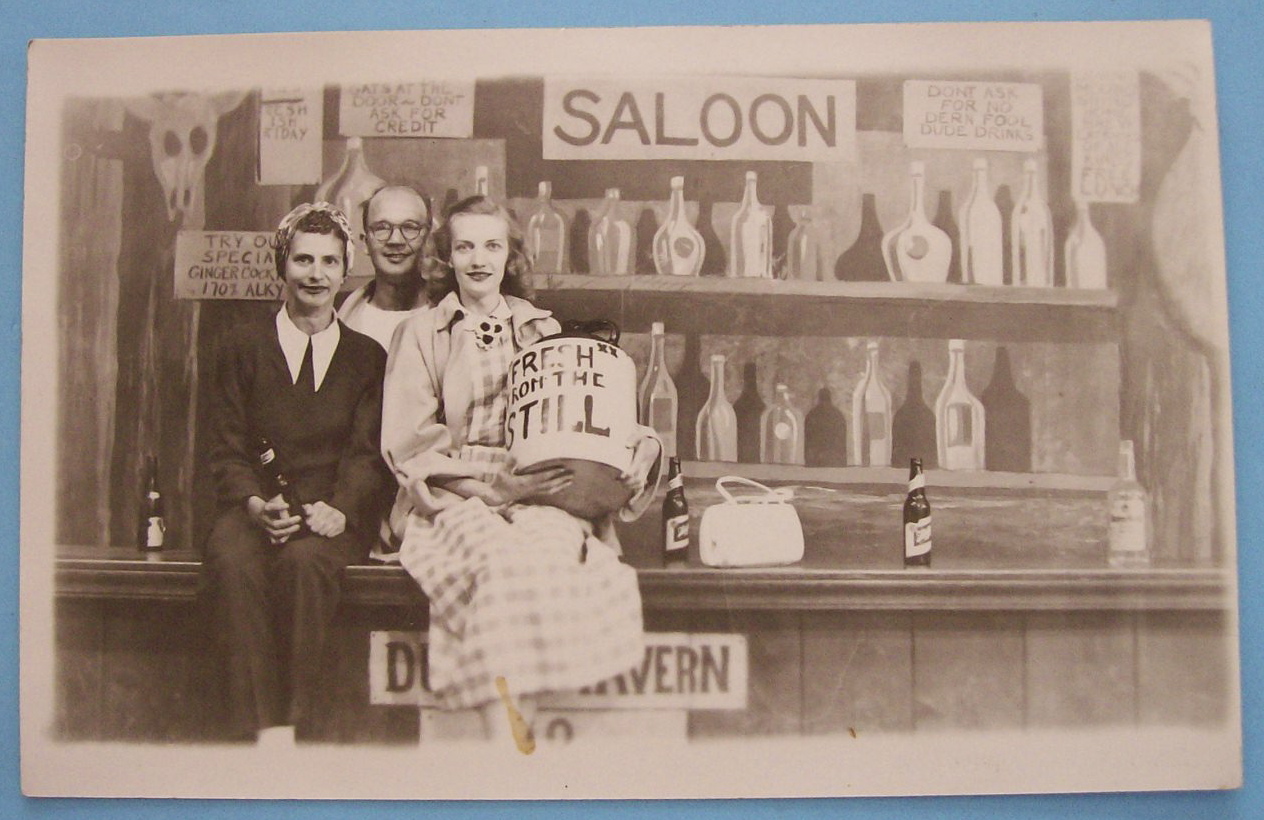Riverview Park Saloon Picture Postcard-(Chicago)