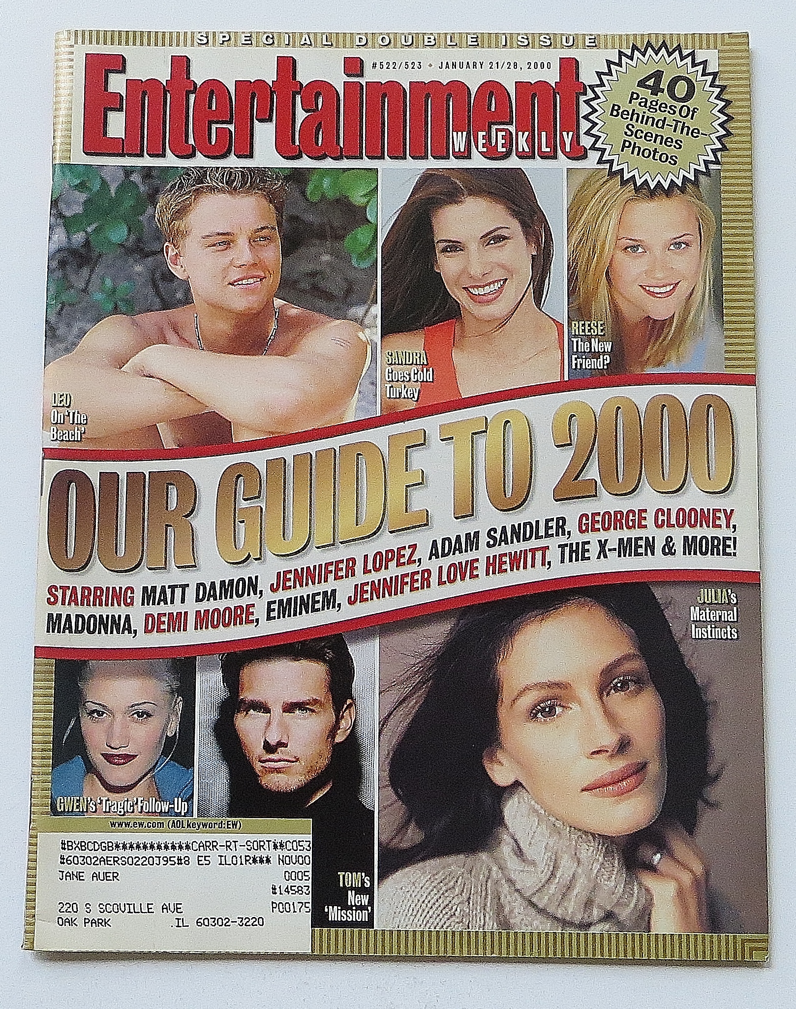 Entertainment January 21-28, 2000 Guide To 2000