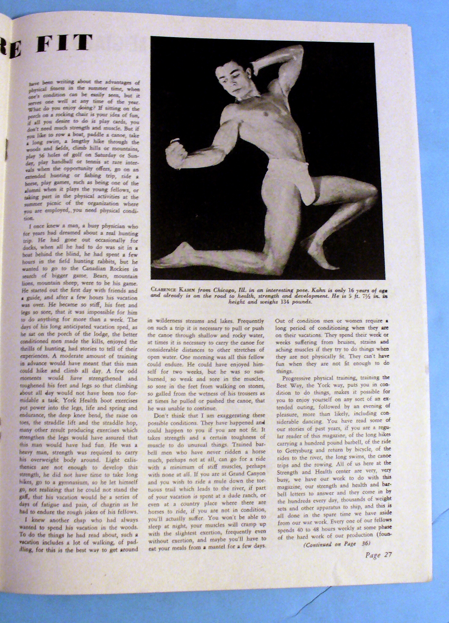 Strength & Health Magazine May 1944 Fred Currie