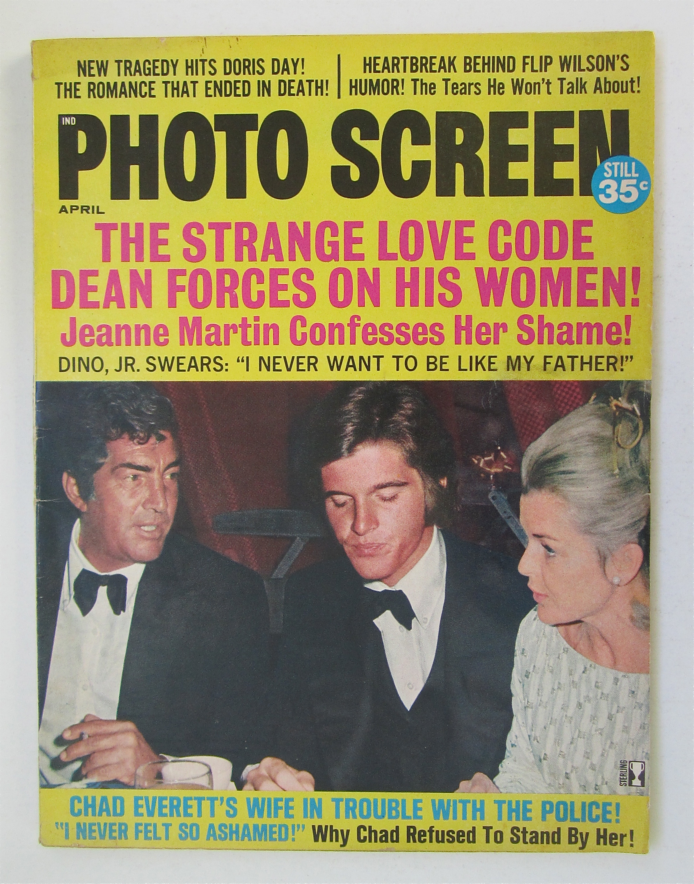 Photo Screen Magazine April 1971 Dean Martin