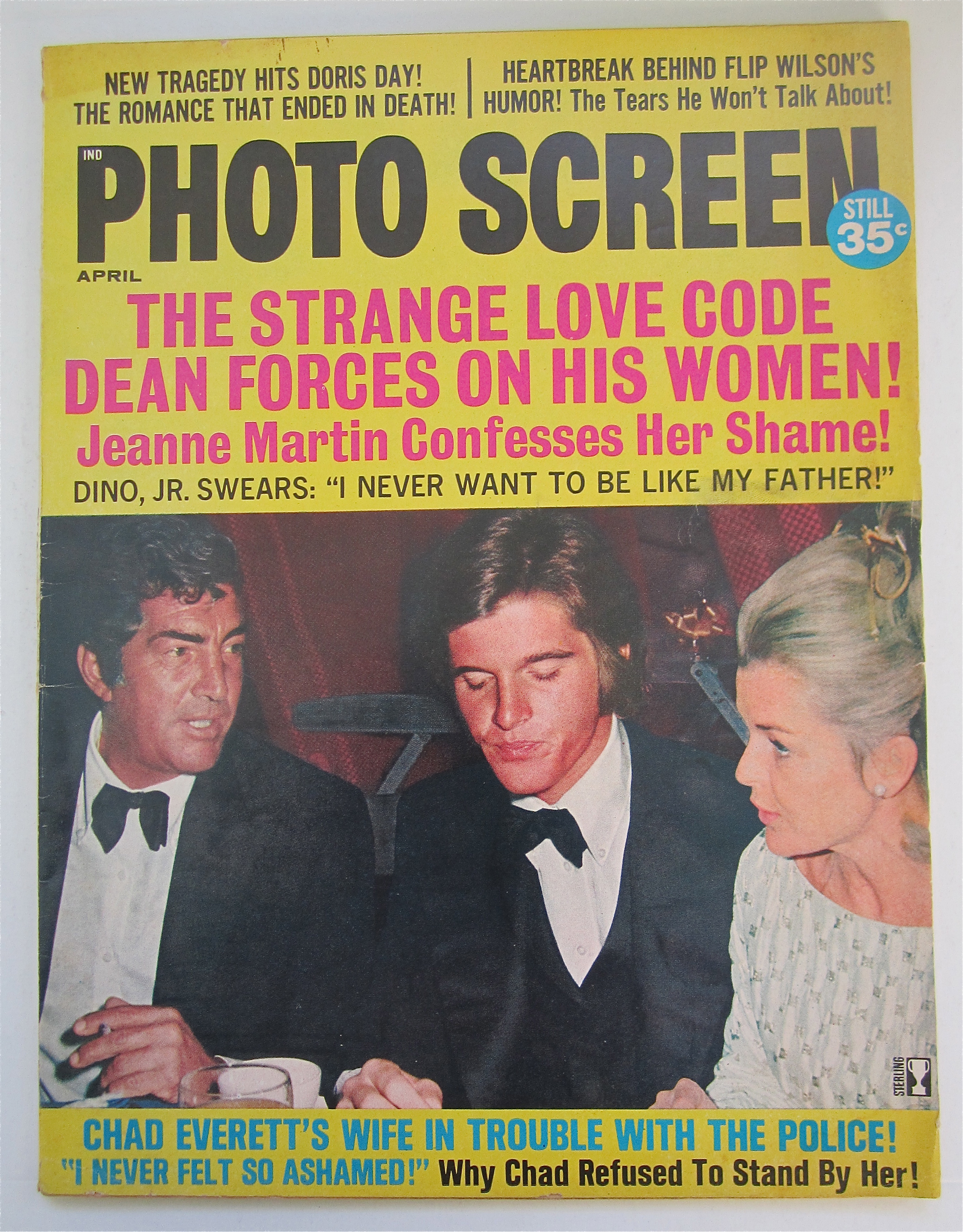 Photo Screen Magazine April 1971 Dean Martin