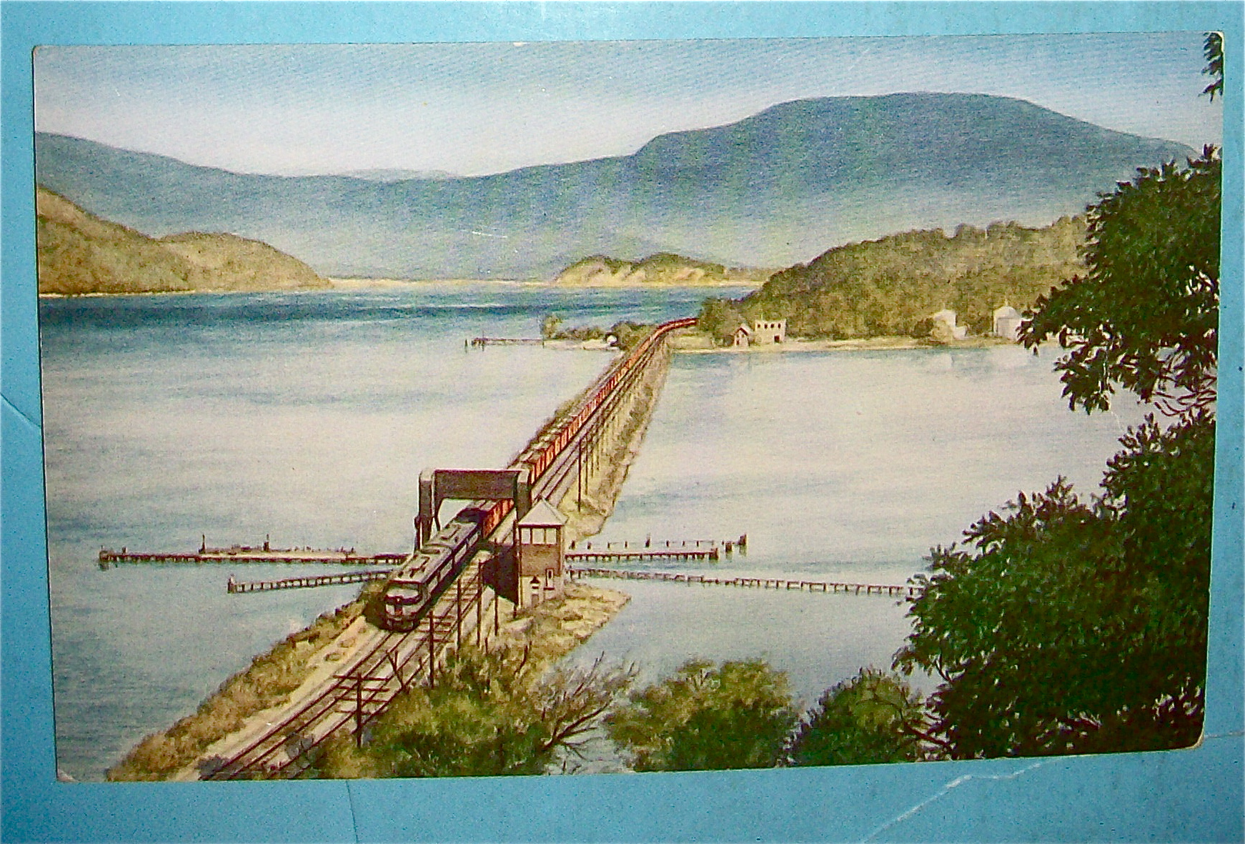 The Early Bird Train Postcard (Train NY-2)
