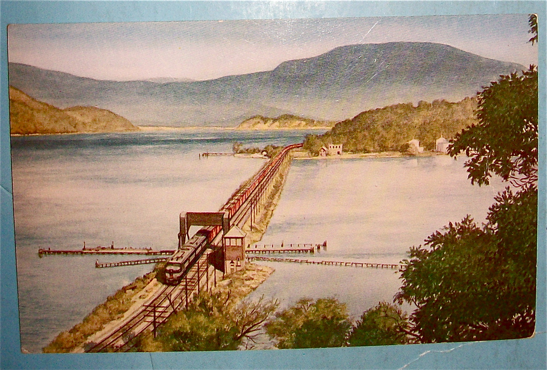 The Early Bird Train Postcard (Train NY-2)