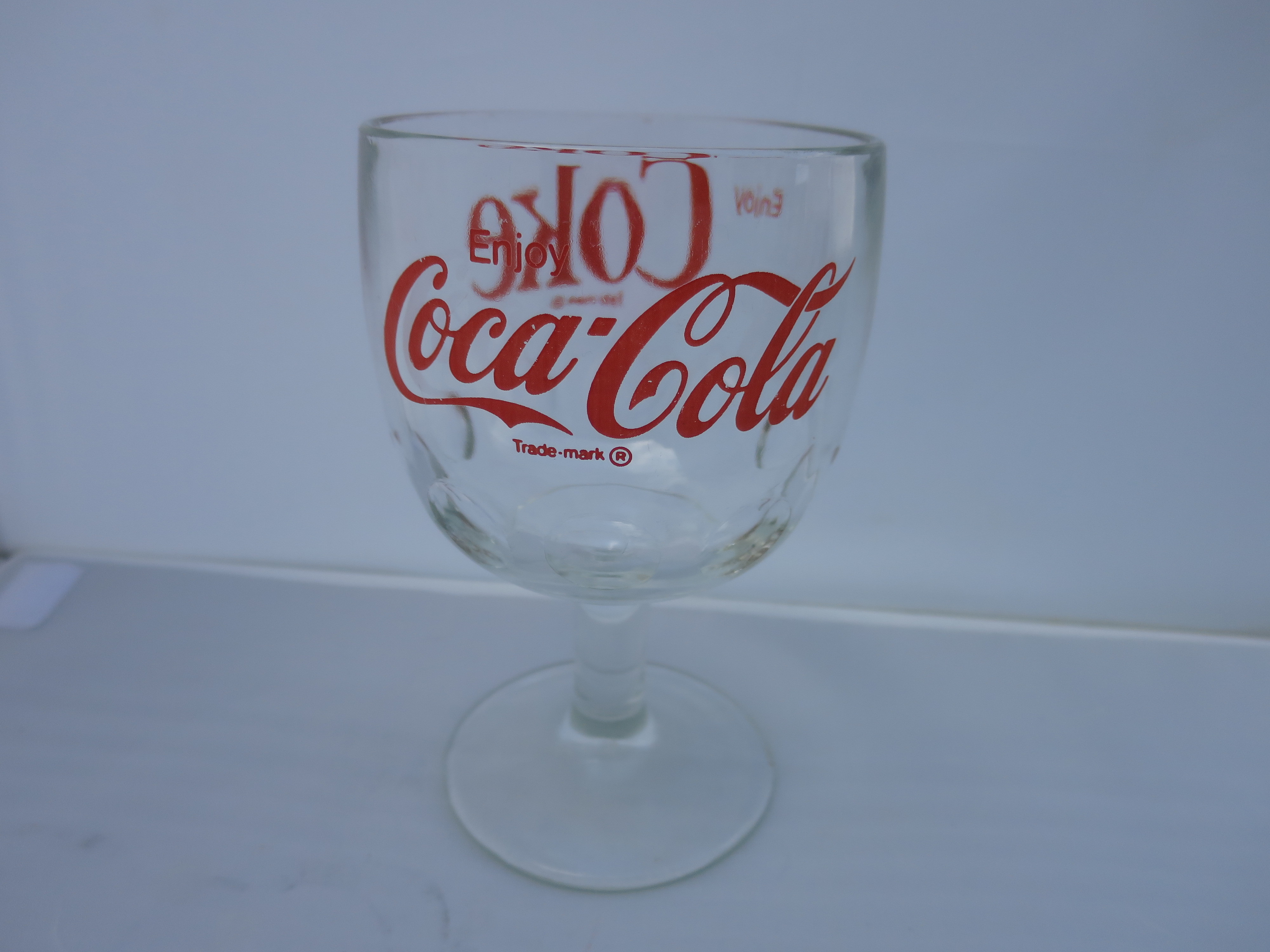 Coca Cola thumb print glass Enjoy Coca Cola Enjoy Coke