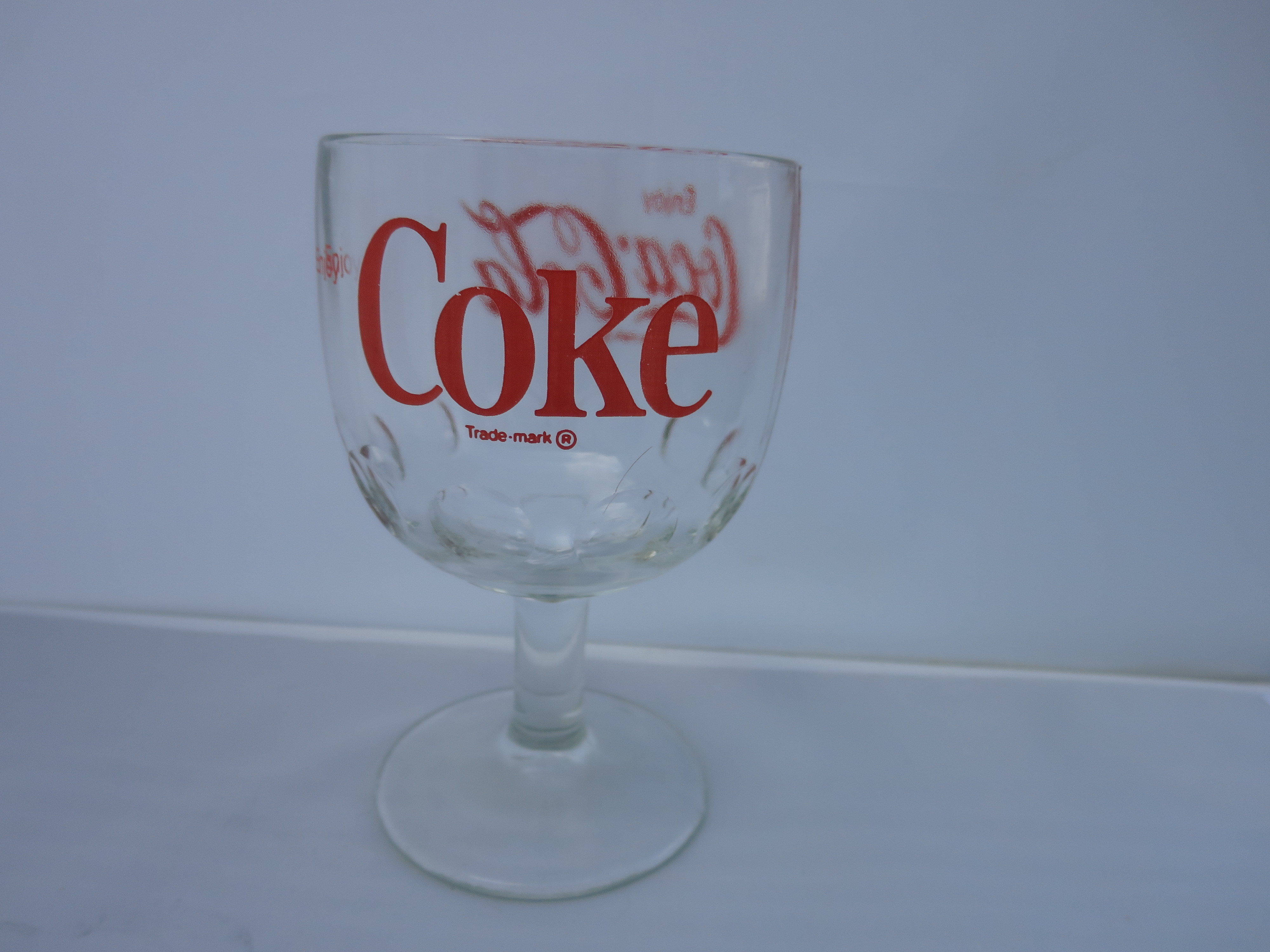 Coca Cola thumb print glass Enjoy Coca Cola Enjoy Coke