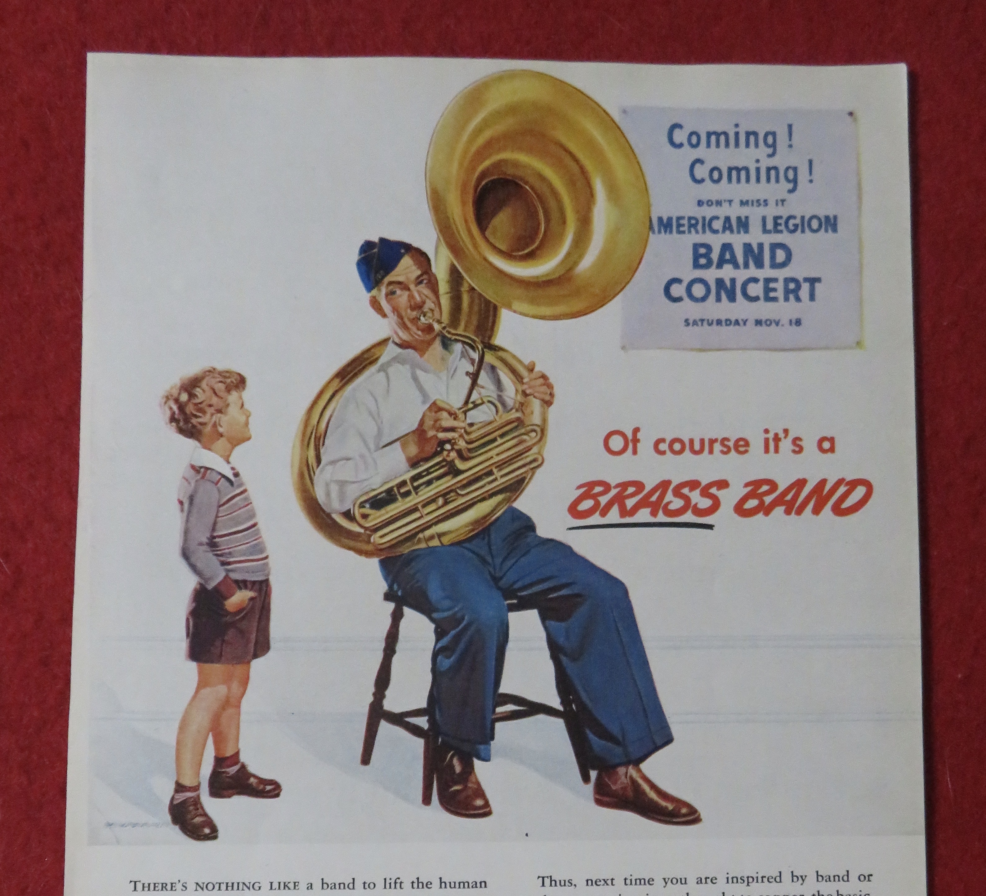 1944 Anaconda Copper & Brass with Soldier & Boy