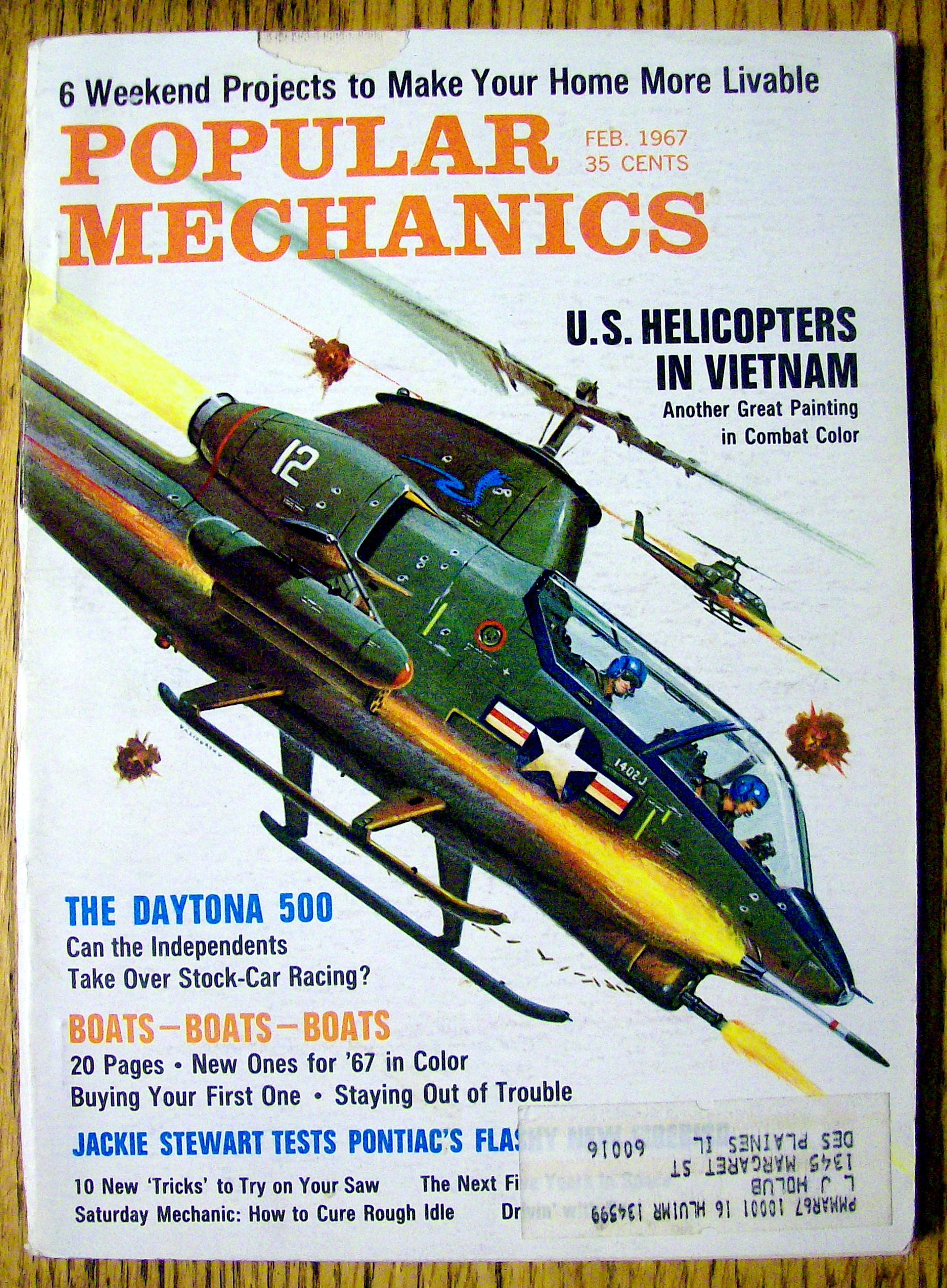 Popular Mechanics February 1967 The Daytona 500