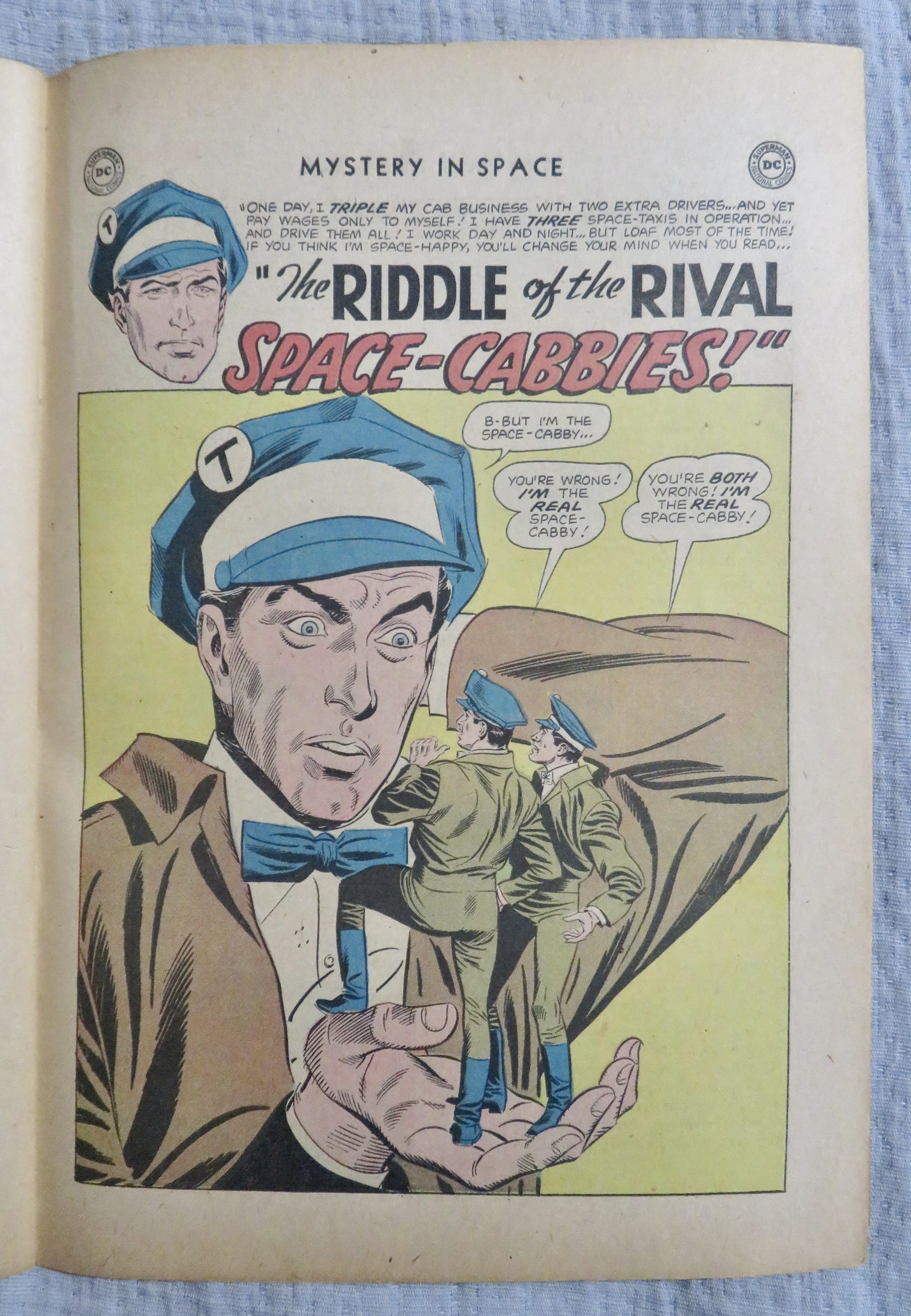 Mystery In Space Comic October 1958 Tug Of War