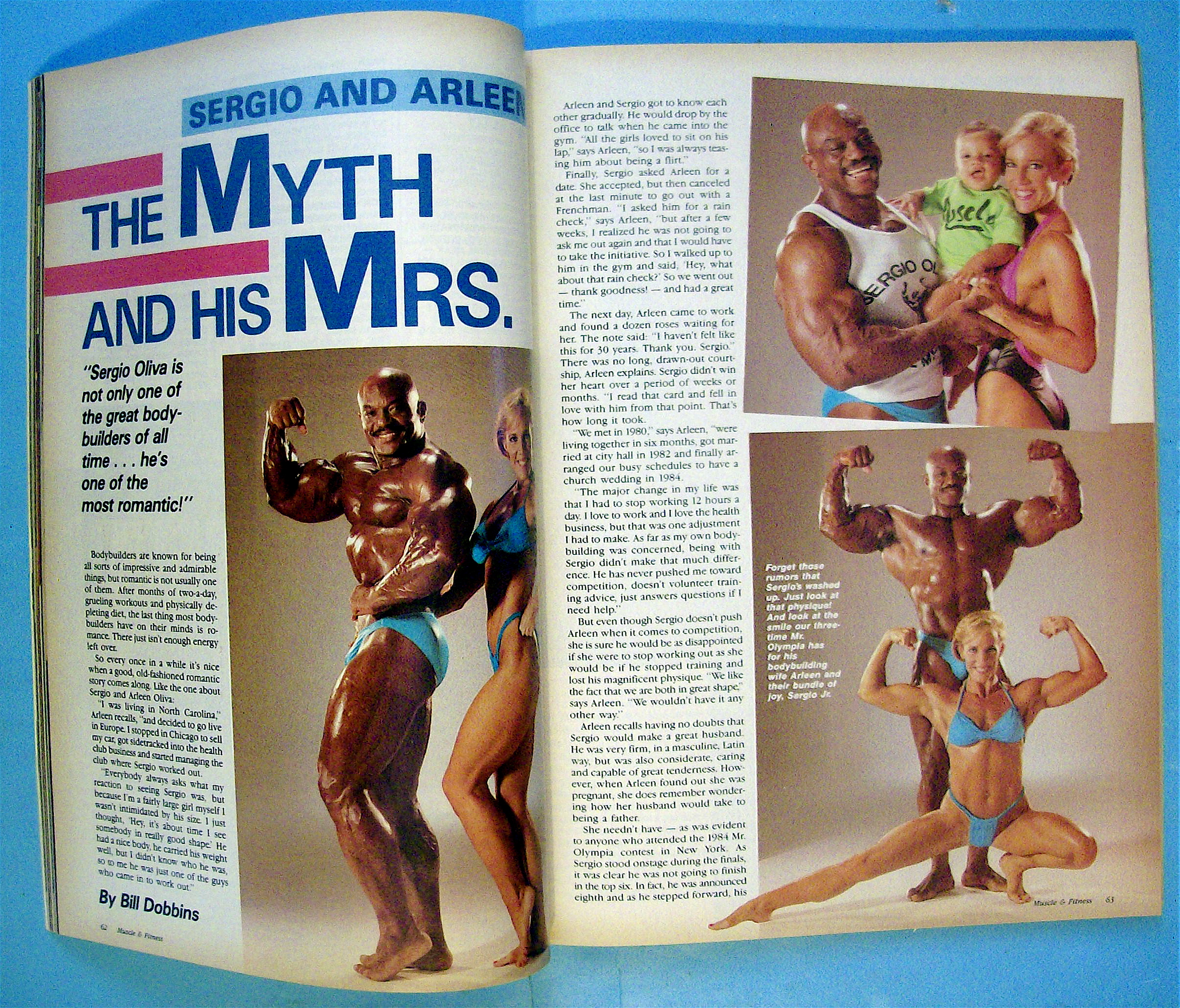 Muscle & Fitness January 1986 Betty Weider/Lou Ferrigno