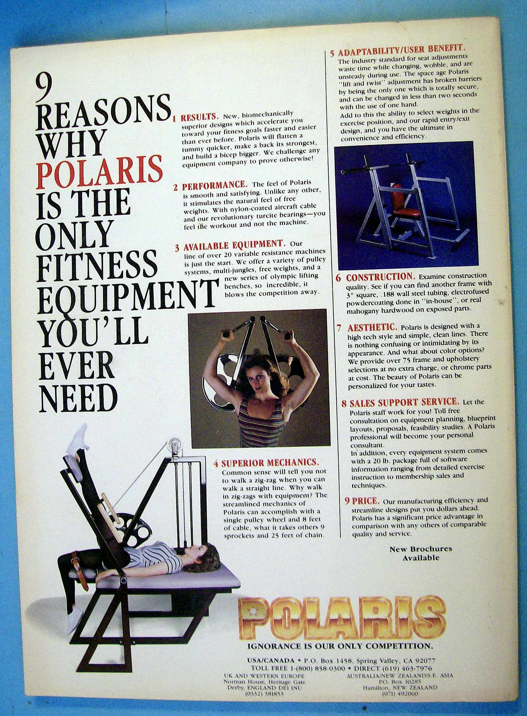 Muscle & Fitness January 1986 Betty Weider/Lou Ferrigno