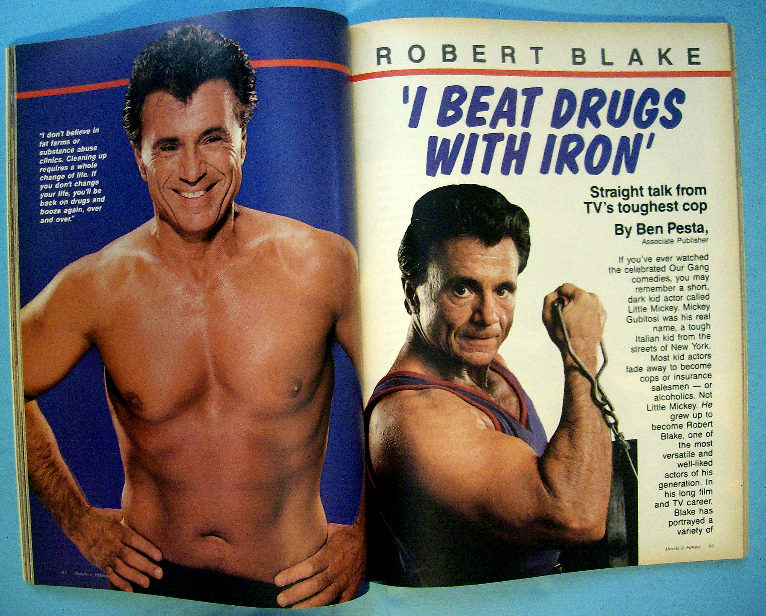 Muscle & Fitness January 1986 Betty Weider/Lou Ferrigno