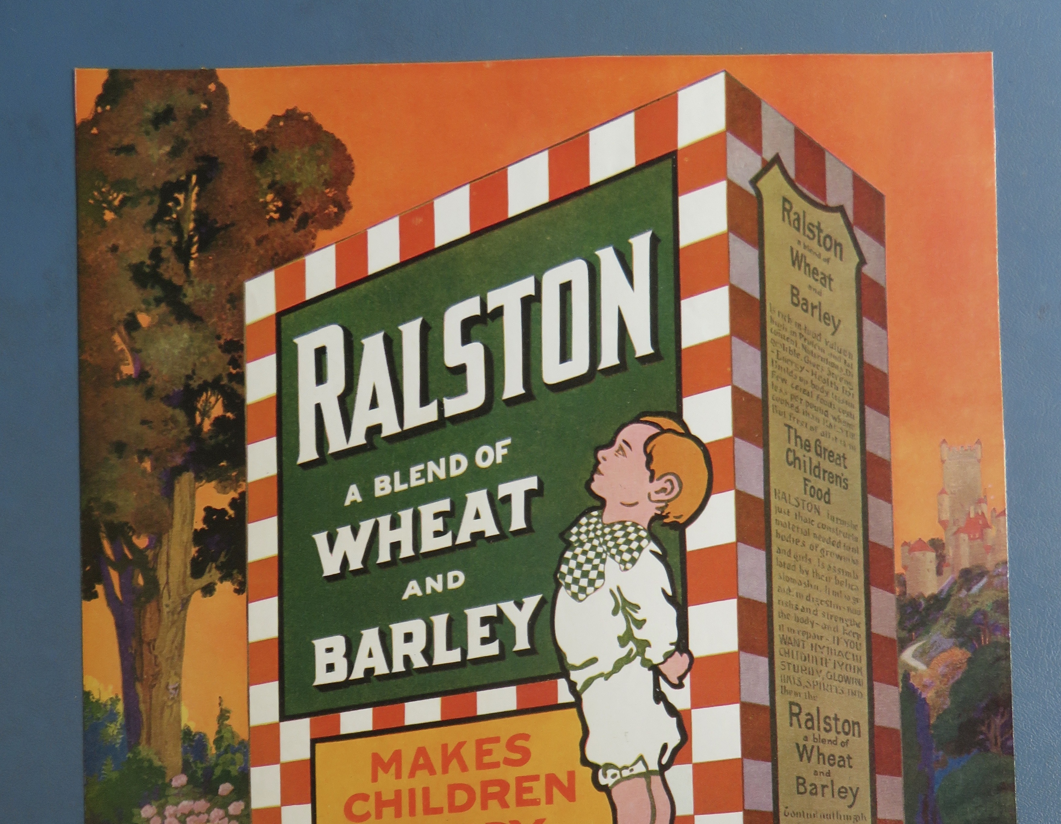 1919 Ralston Wheat & Barley with Little Boy & Girl
