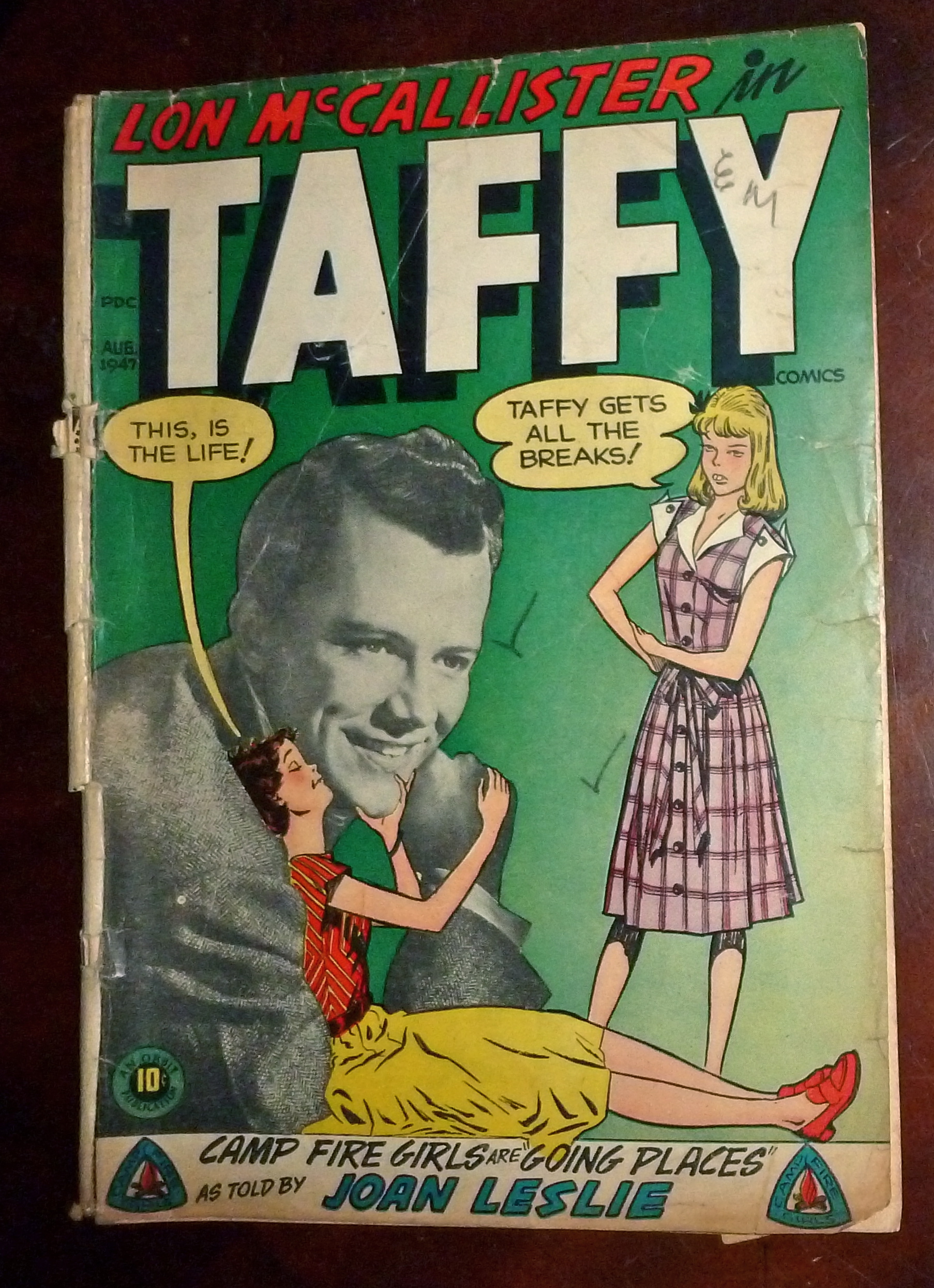 Taffy Comics #9 August 1947 camp Fire Girls