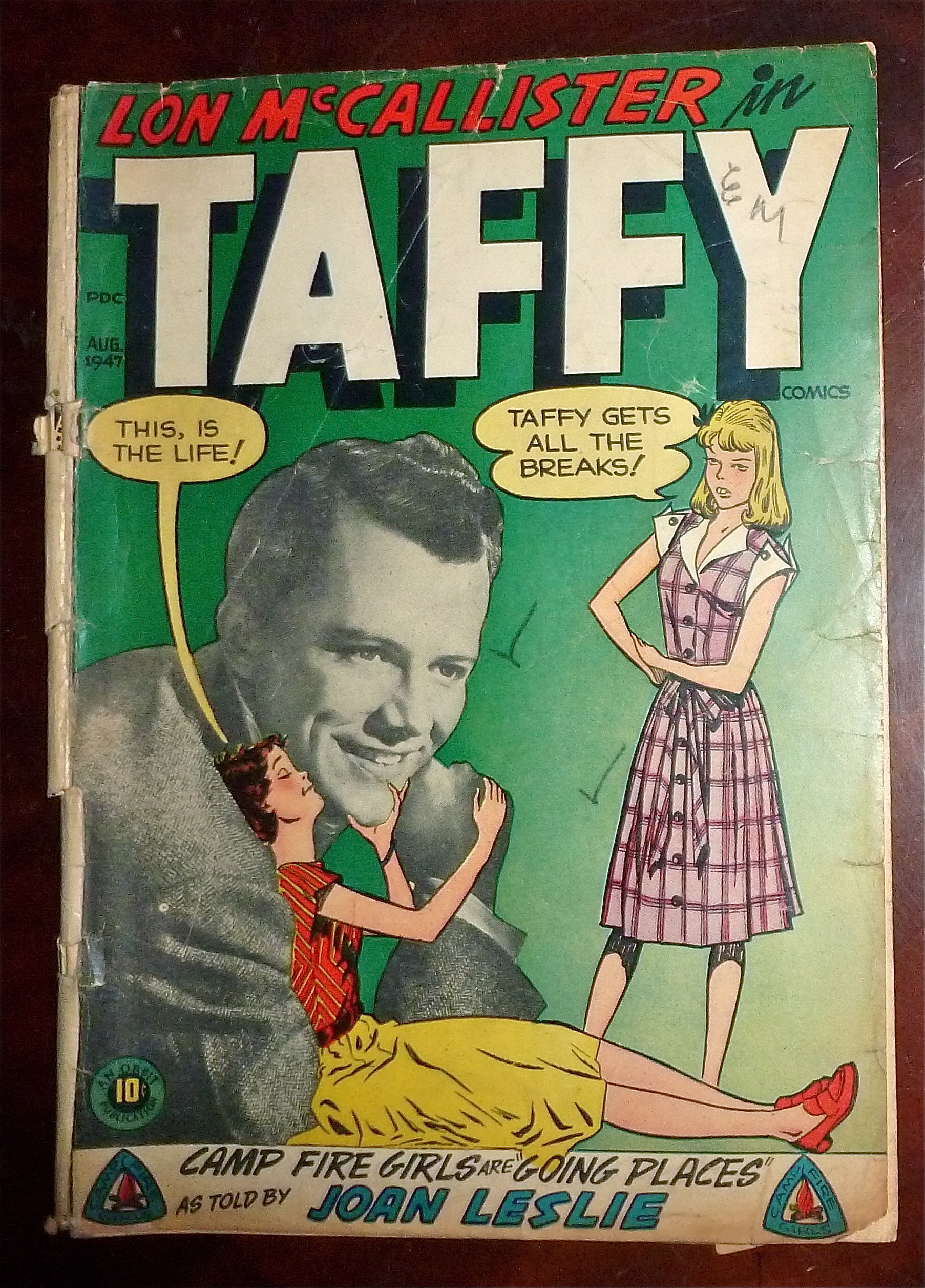 Taffy Comics #9 August 1947 camp Fire Girls
