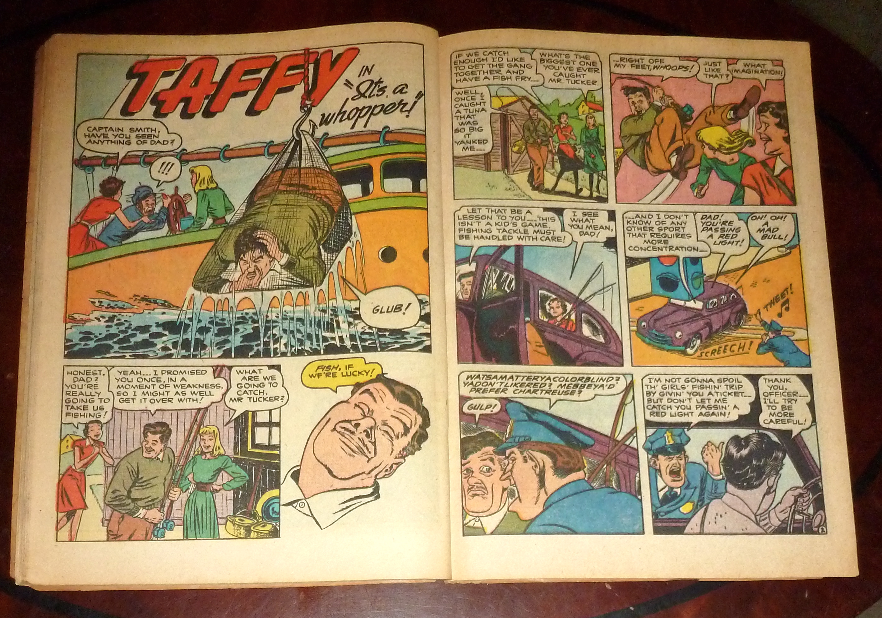 Taffy Comics #9 August 1947 camp Fire Girls