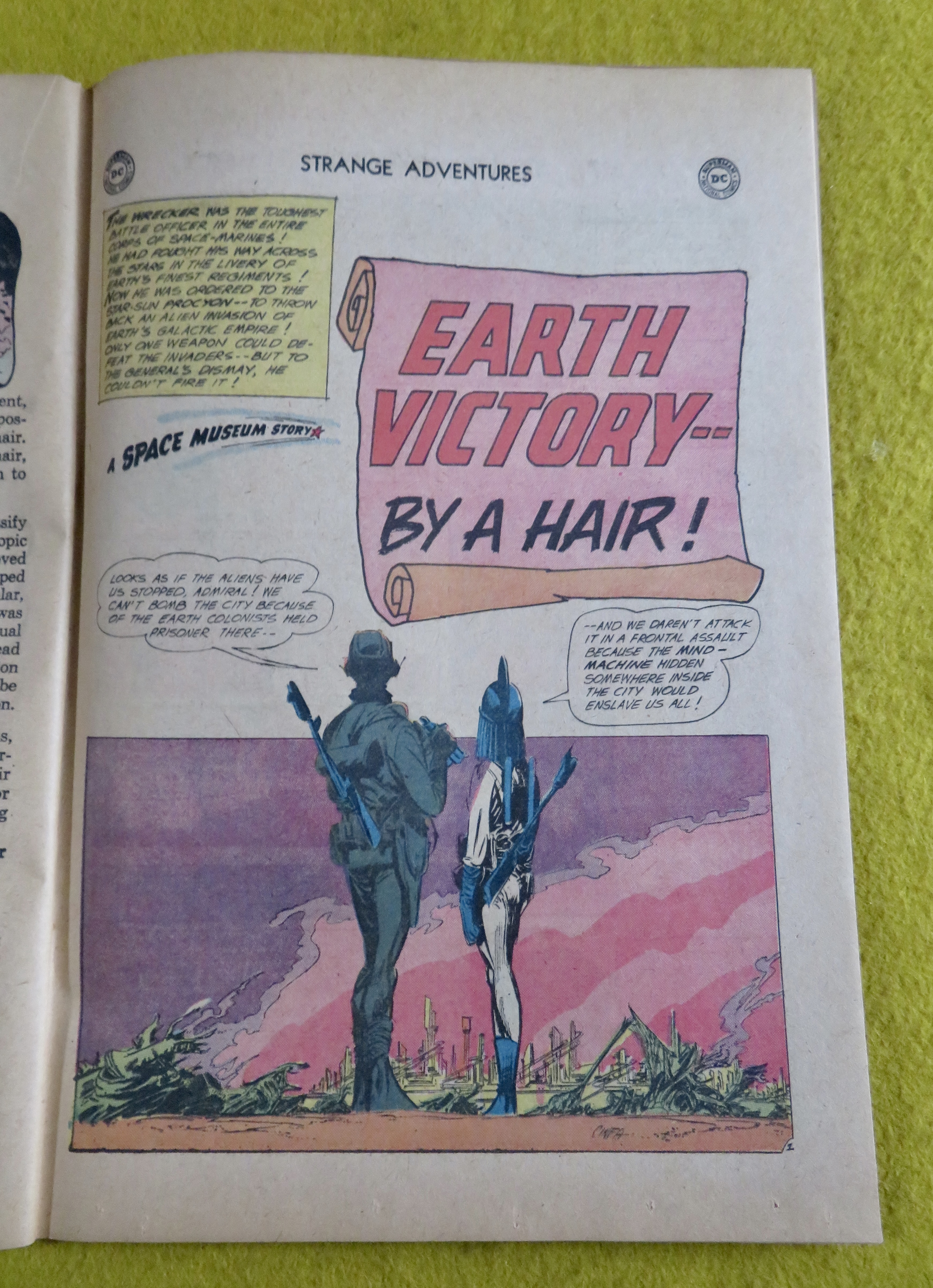 Strange Adventures Comic January 1961 Face Hunter
