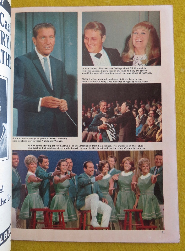 TV Picture Life Magazine February 1970 Lawrence Welk & Jo Ann Castle