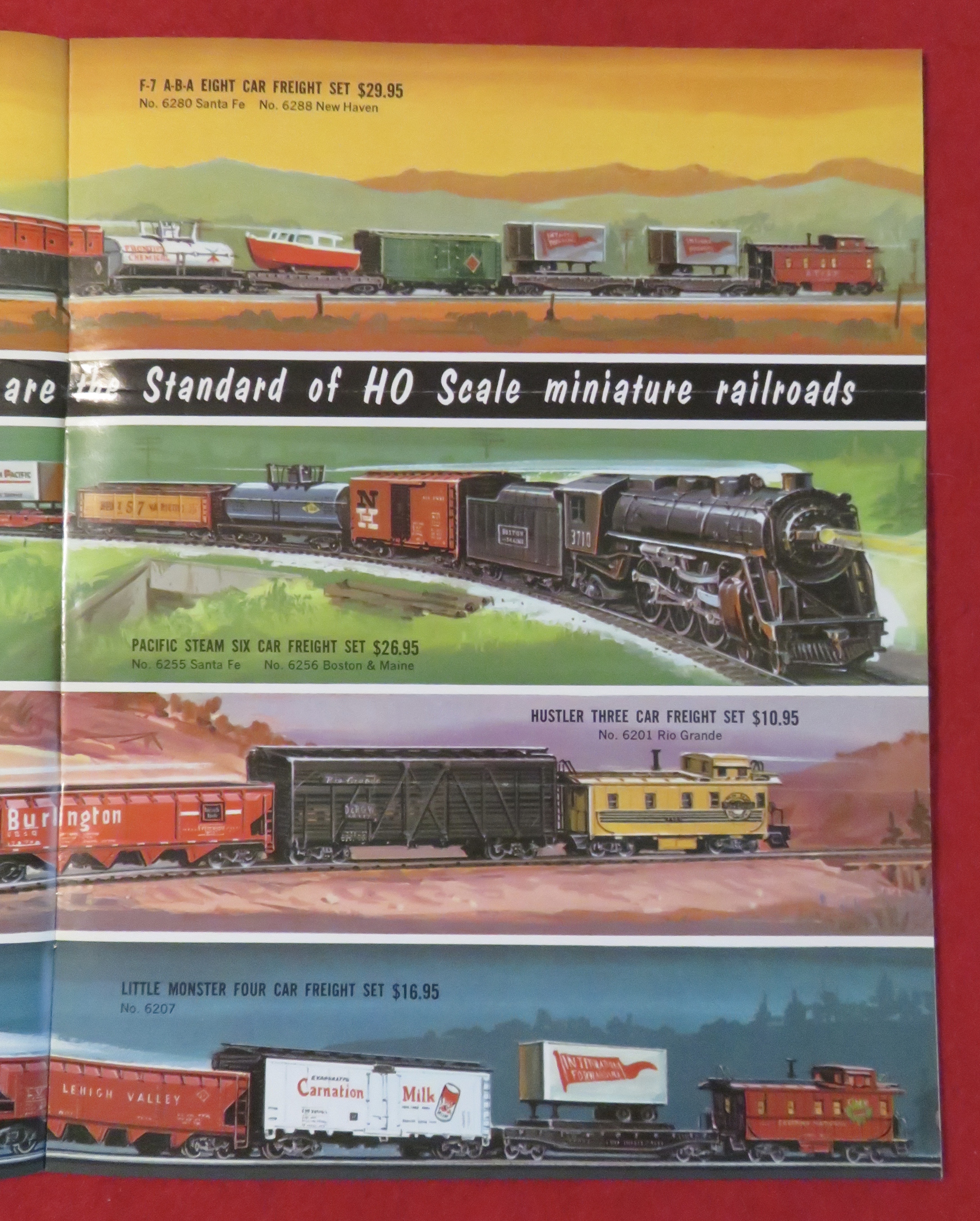 Athearn Model Railroad Train Catalog 1962 - 1963