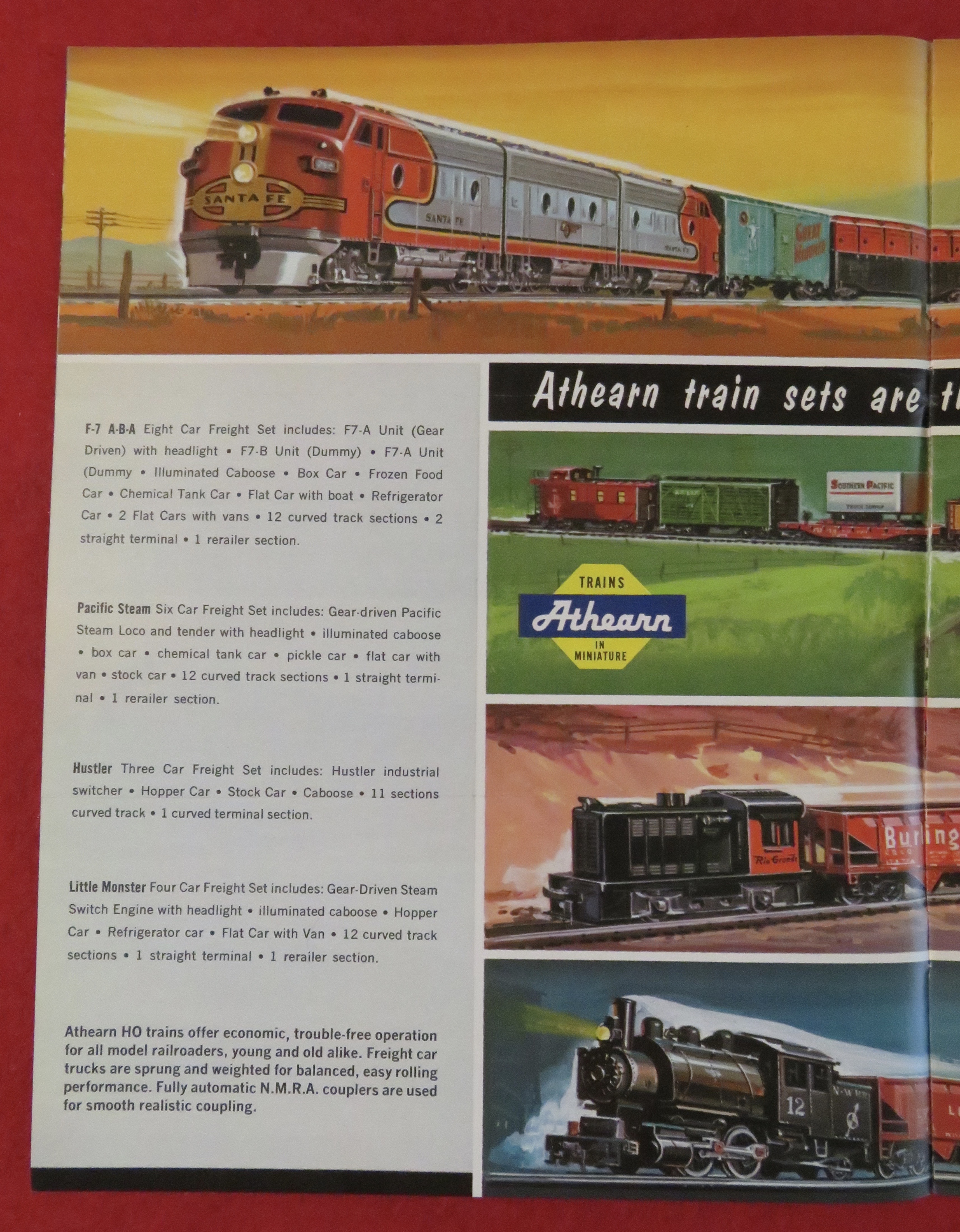 Athearn Model Railroad Train Catalog 1962 - 1963