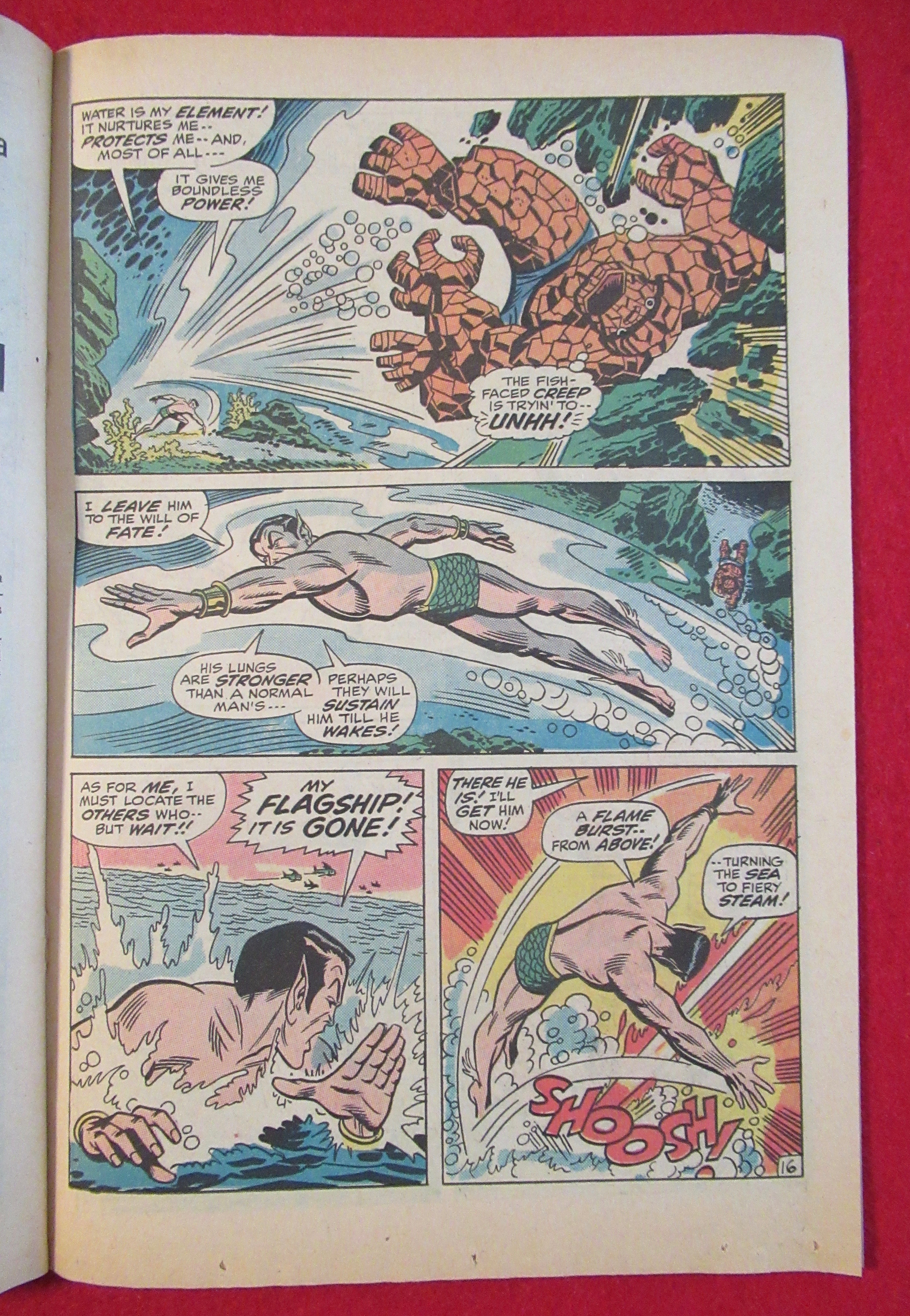 Fantastic Four Comic October 1970 At War With Atlantis